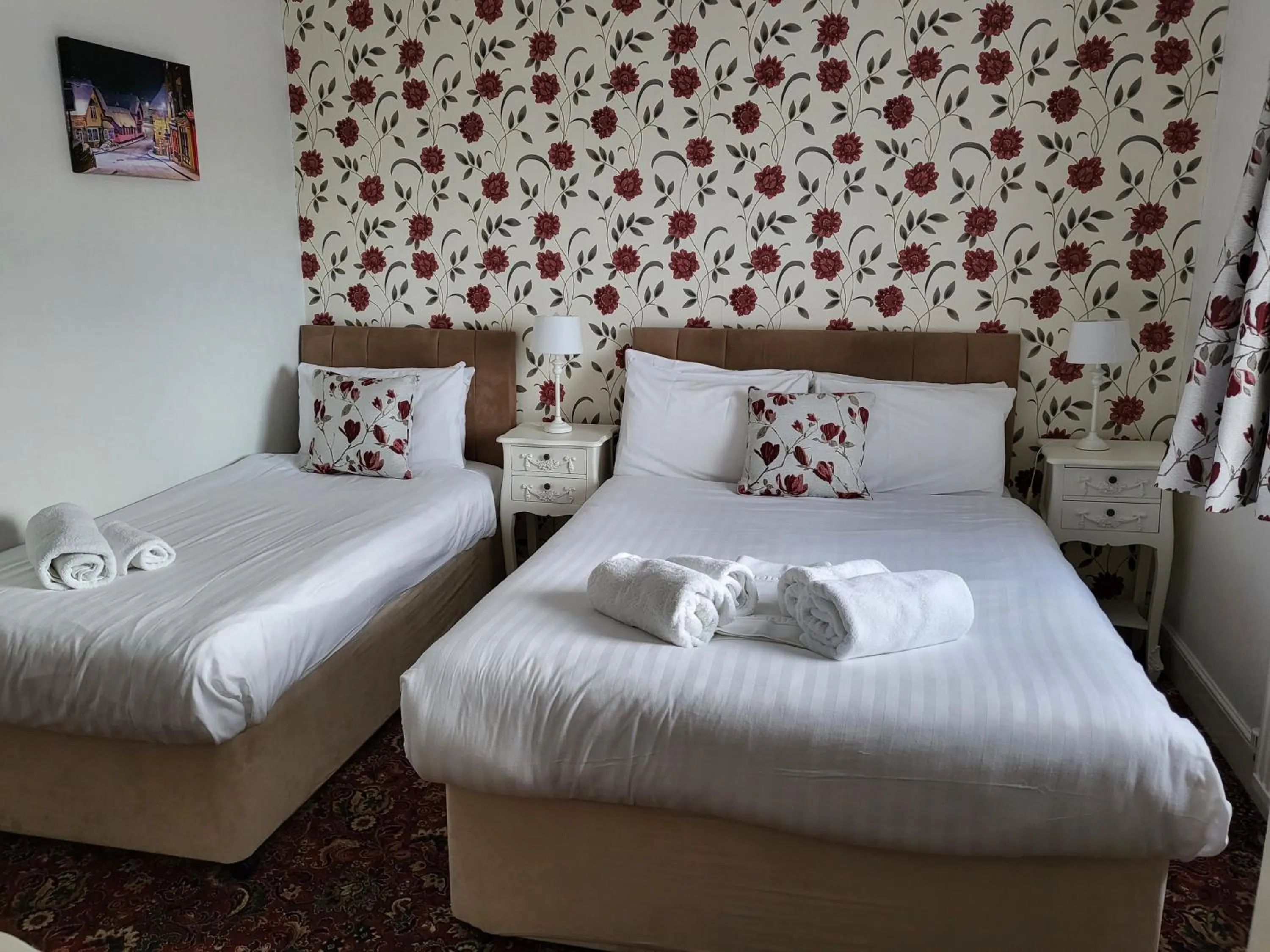Bed in Eastmount Hall Hotel