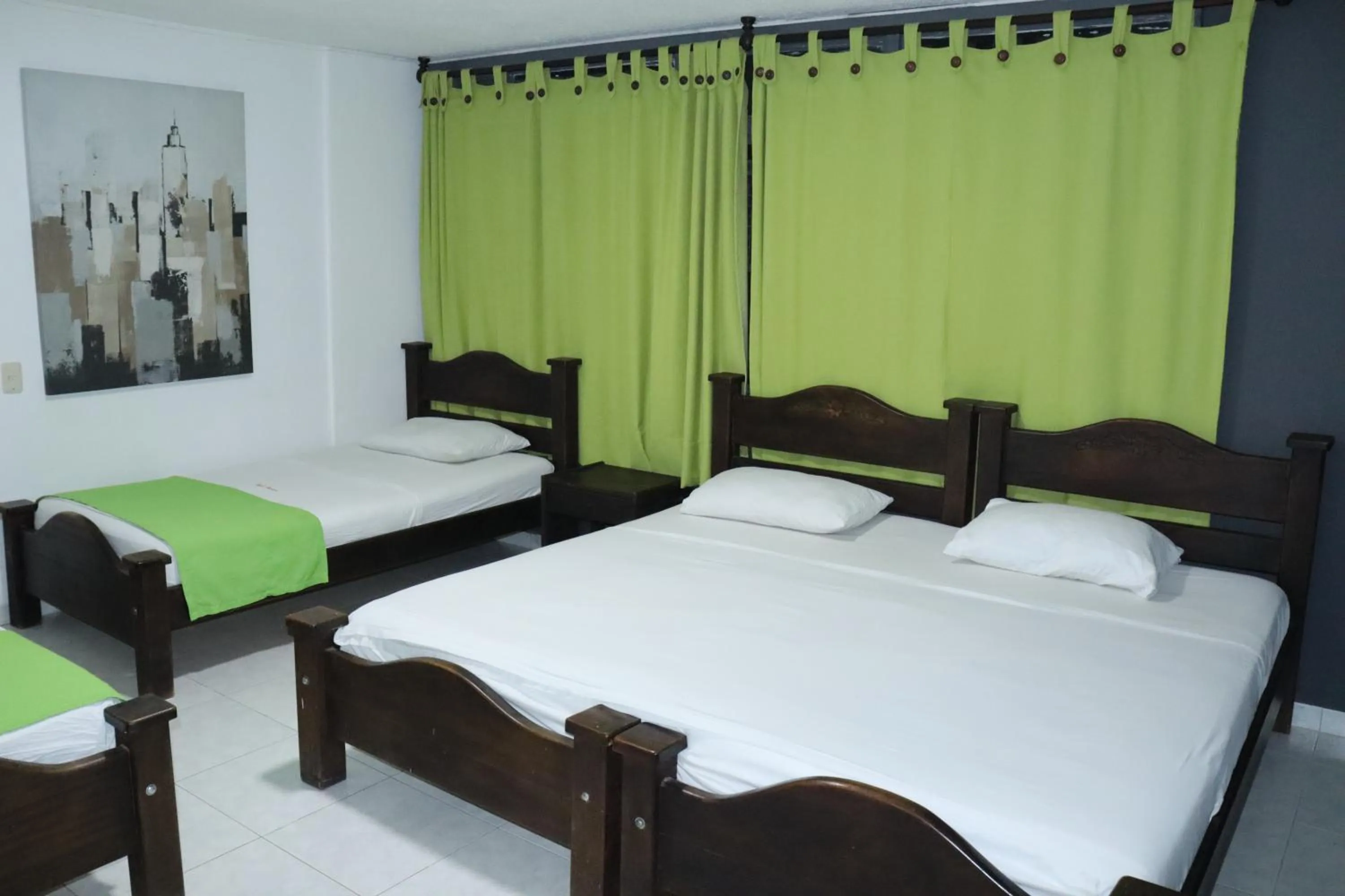 Bed in Hotel Inambu Villavicencio