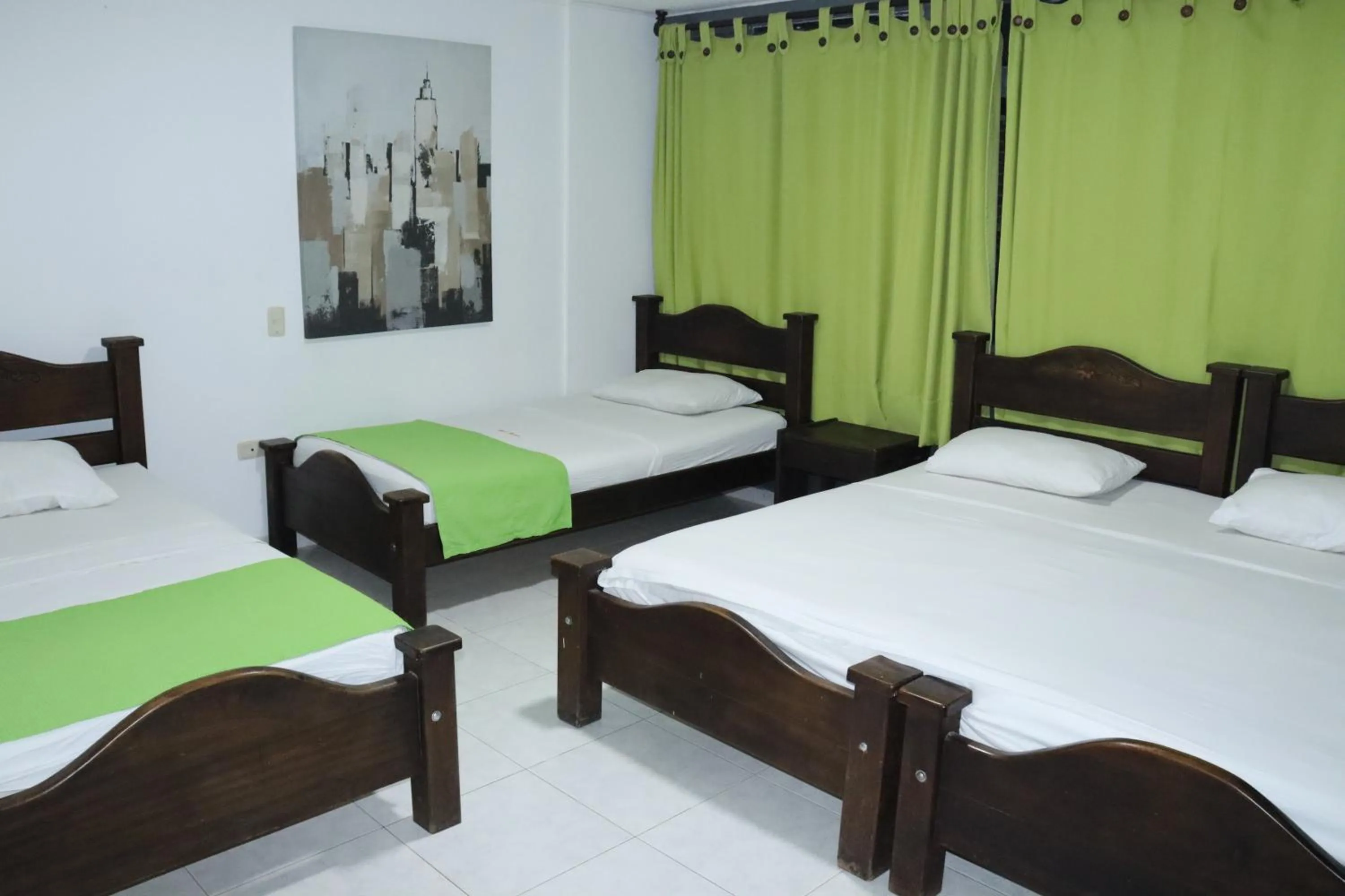 Bed in Hotel Inambu Villavicencio