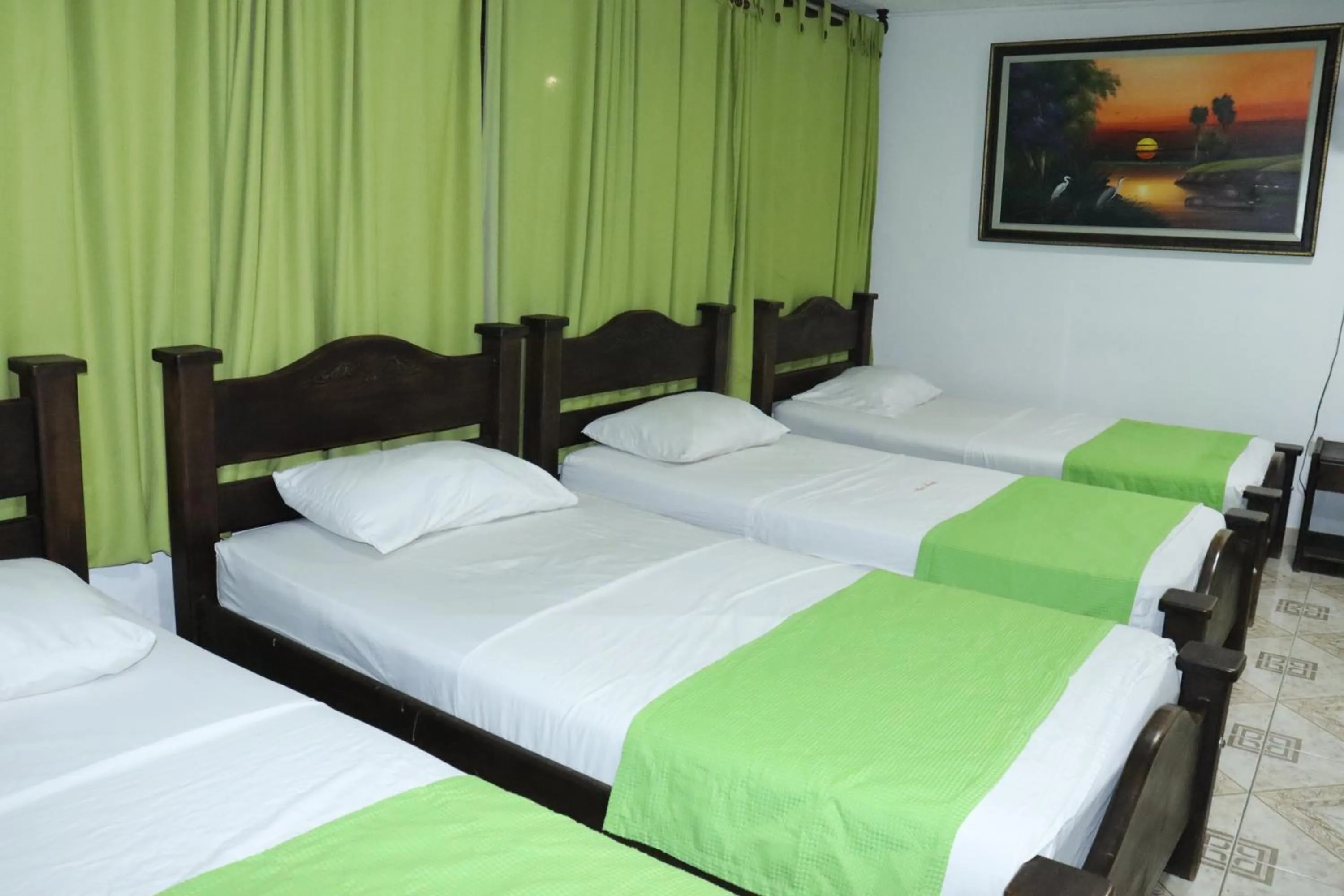 Bed in Hotel Inambu Villavicencio