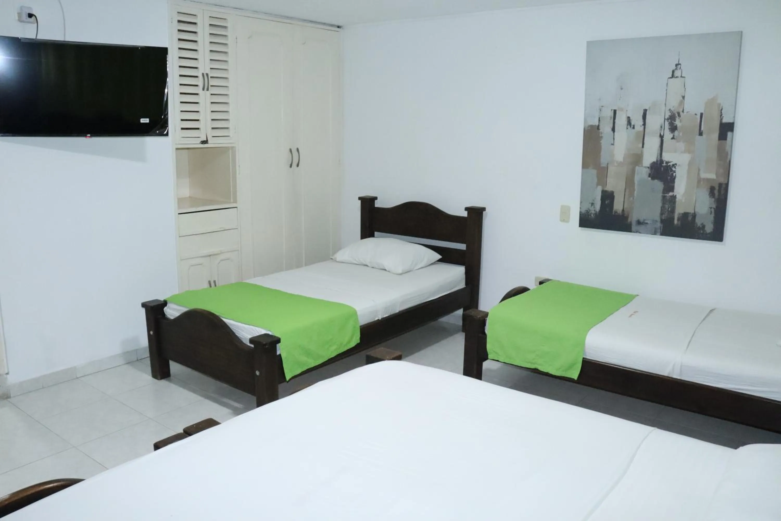 Bed in Hotel Inambu Villavicencio