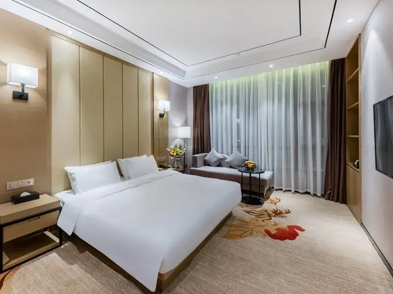 Bed in Vienna International Hotel Xiamen University Bed in Vienna International Hotel Xiamen University