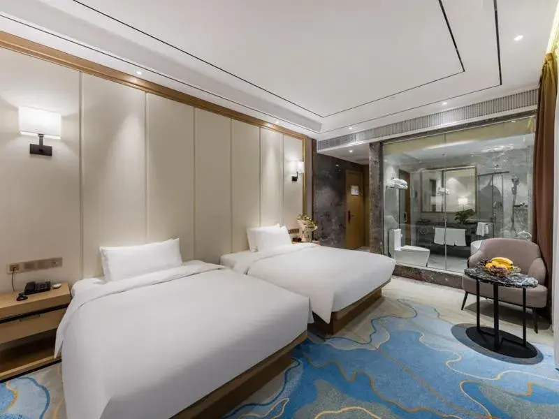 Bed in Vienna International Hotel Xiamen University Bed in Vienna International Hotel Xiamen University