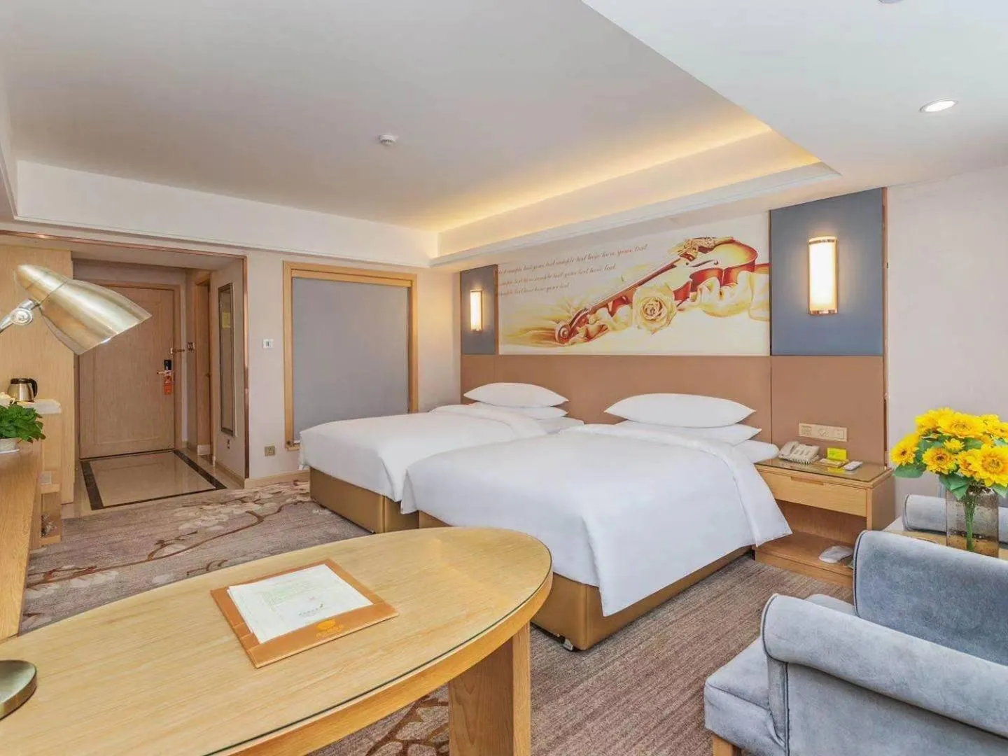 Bed in Vienna Hotel Yichun Administration Center store