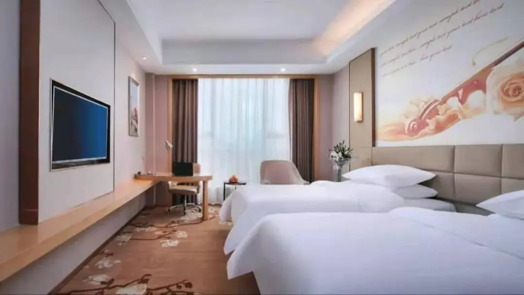 Bed in Vienna International Hotel Nanchang Qingshan Lake Wanda Plaza Bed in Vienna International Hotel Nanchang Qingshan Lake Wanda Plaza