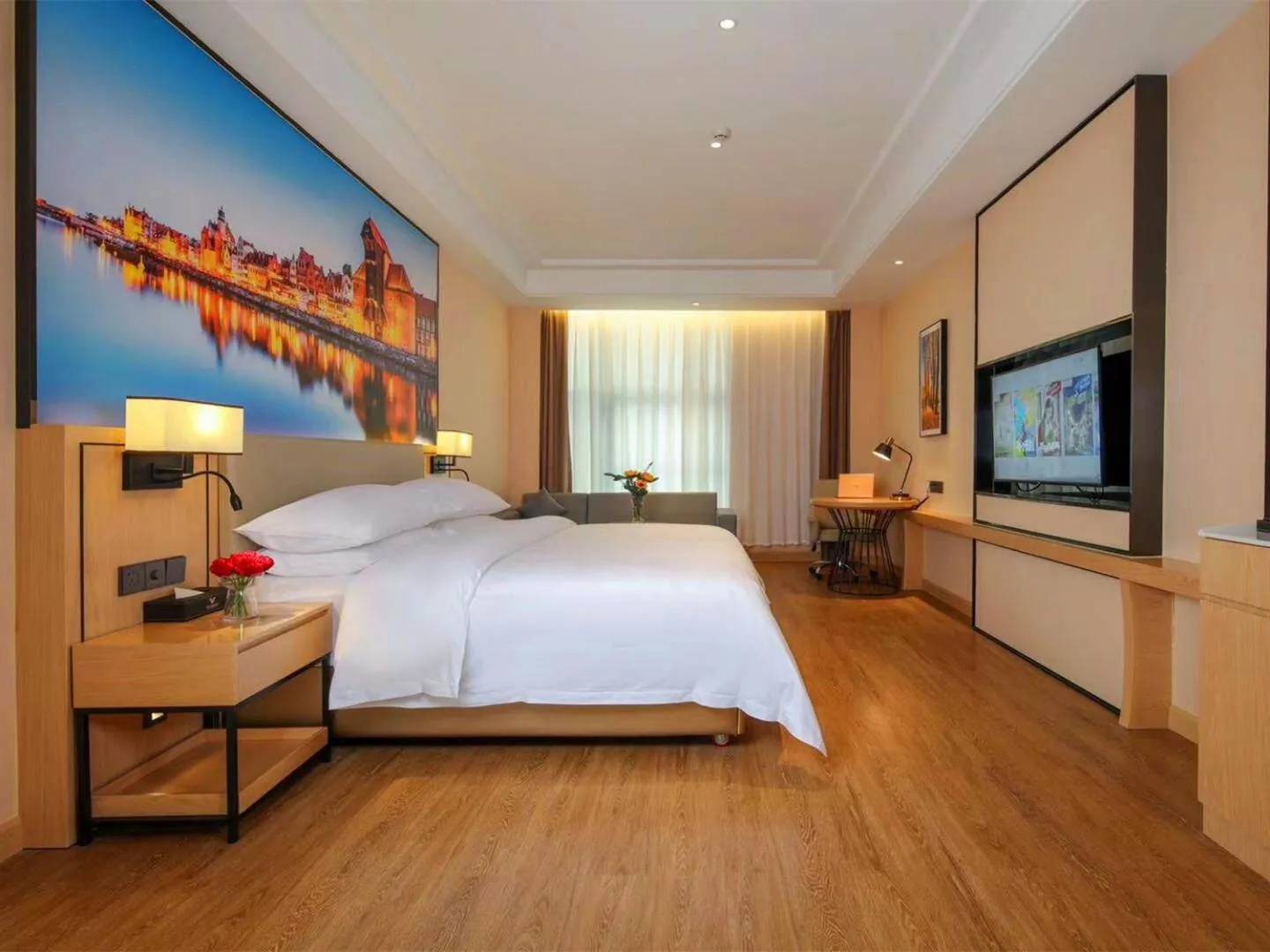 Bed in Vienna International Hotel Chongqing North Station