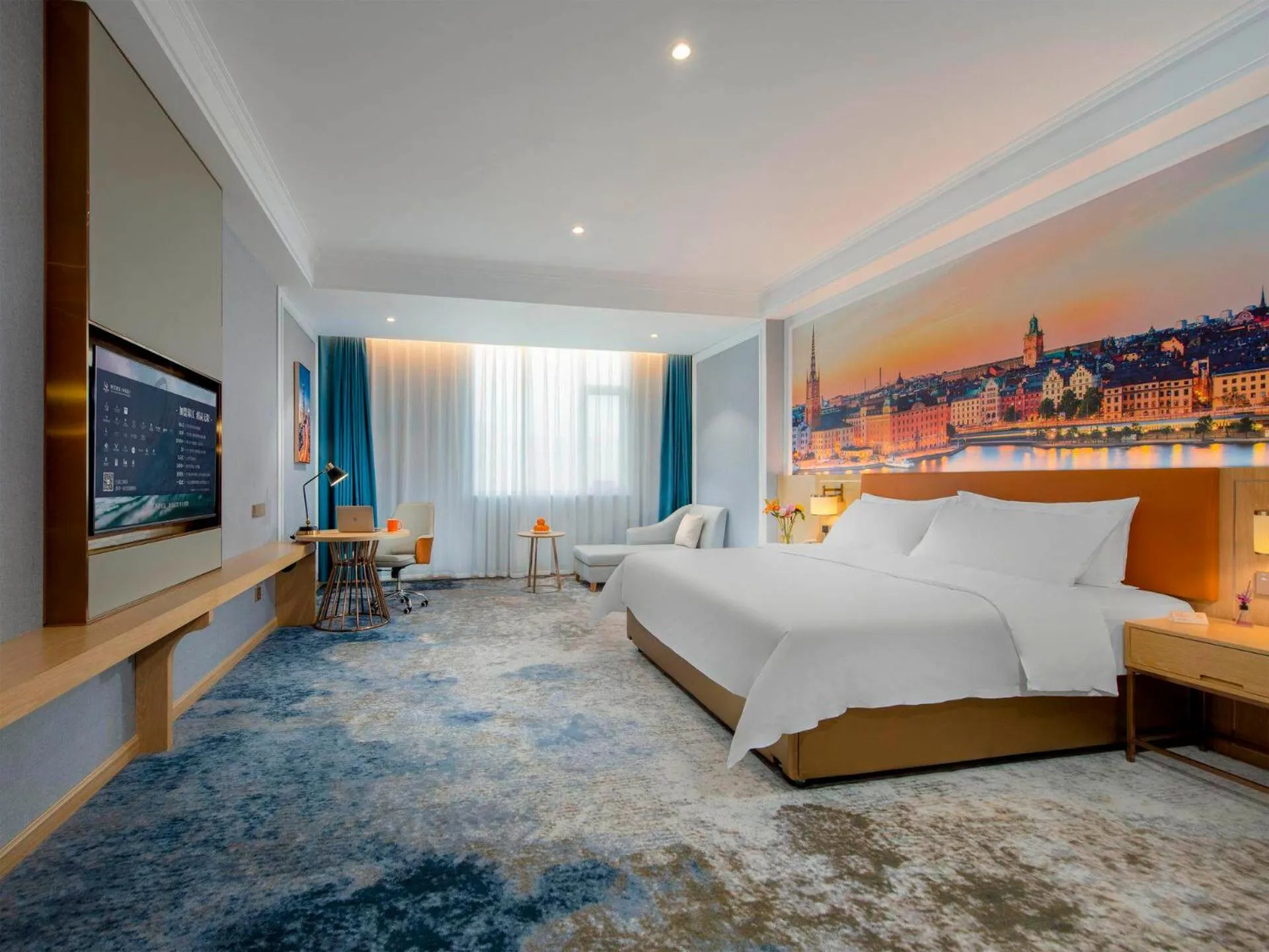 Bed in Vienna Hotels Yuncheng Hedong Street Wanda Store