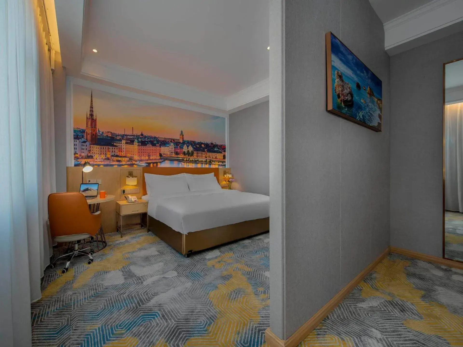 Bed in Vienna Hotels Yuncheng Hedong Street Wanda Store Bed in Vienna Hotels Yuncheng Hedong Street Wanda Store