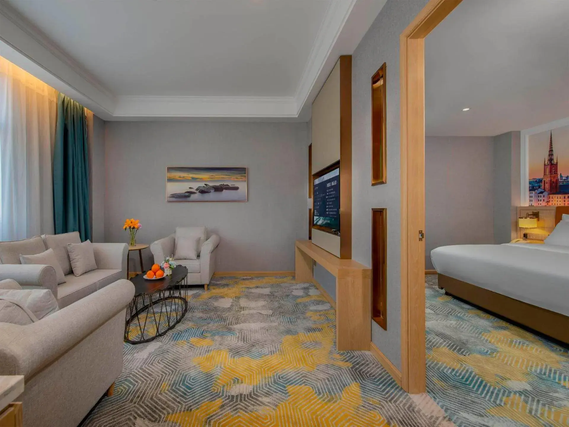 Bed in Vienna Hotels Yuncheng Hedong Street Wanda Store Bed in Vienna Hotels Yuncheng Hedong Street Wanda Store