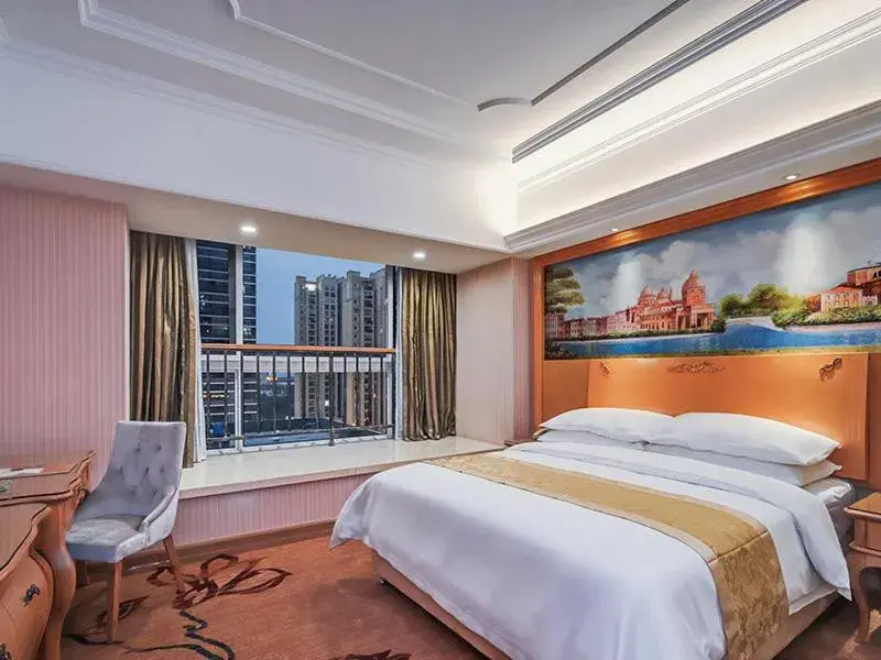 Bed in Vienna International Hotel Wuxi Huishan Yanqiao Metro Station Bed in Vienna International Hotel Wuxi Huishan Yanqiao Metro Station