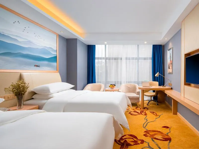 Bed in Vienna Hotel Lukou Airport