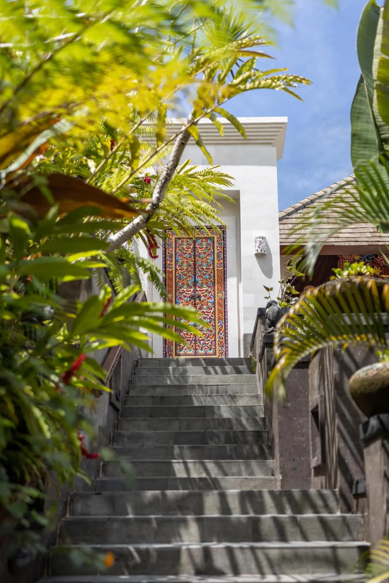 Facade/entrance in Villa Lembah Damai