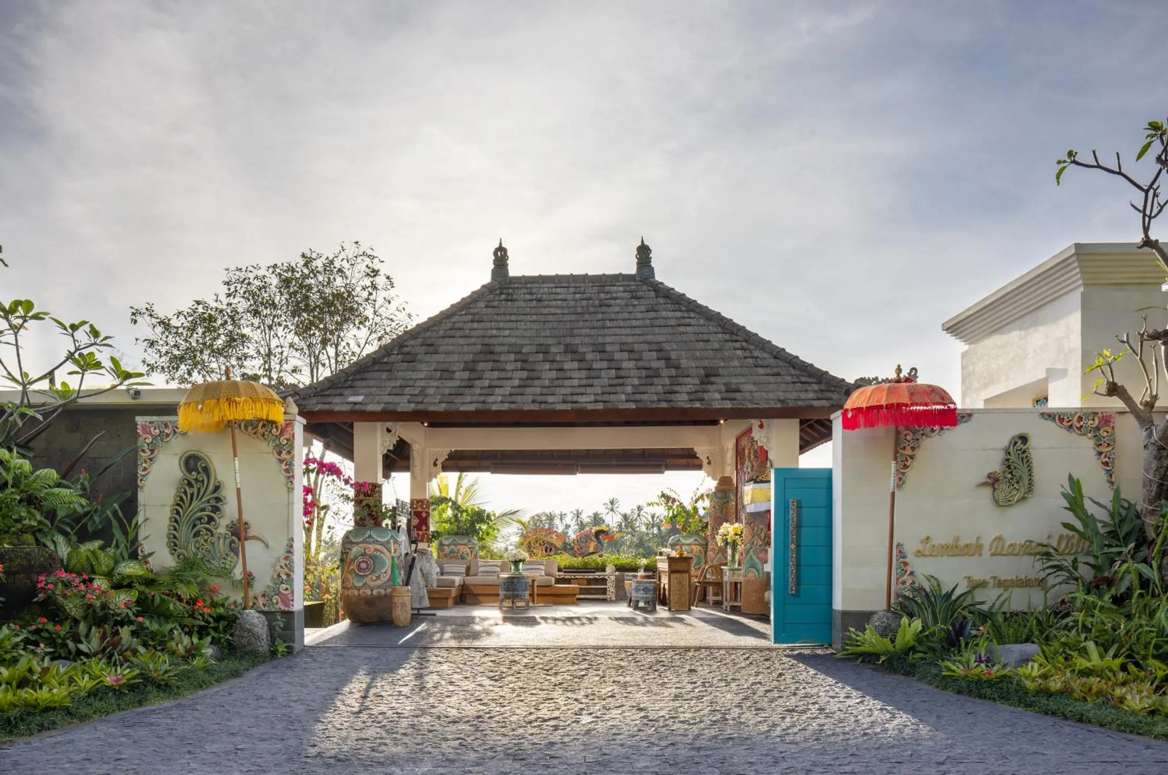 Facade/entrance in Villa Lembah Damai