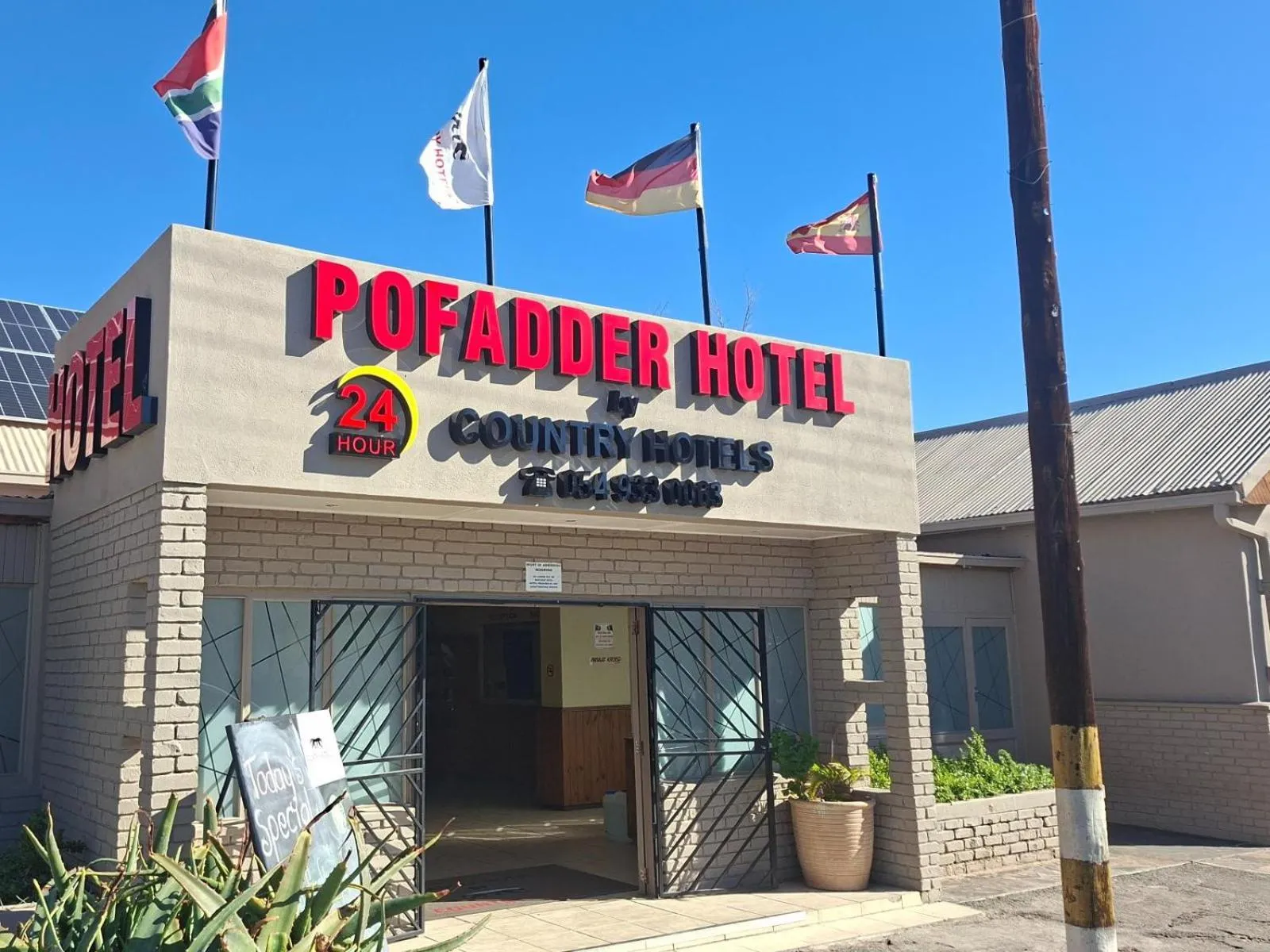 Property building in Pofadder Hotel by Country Hotels