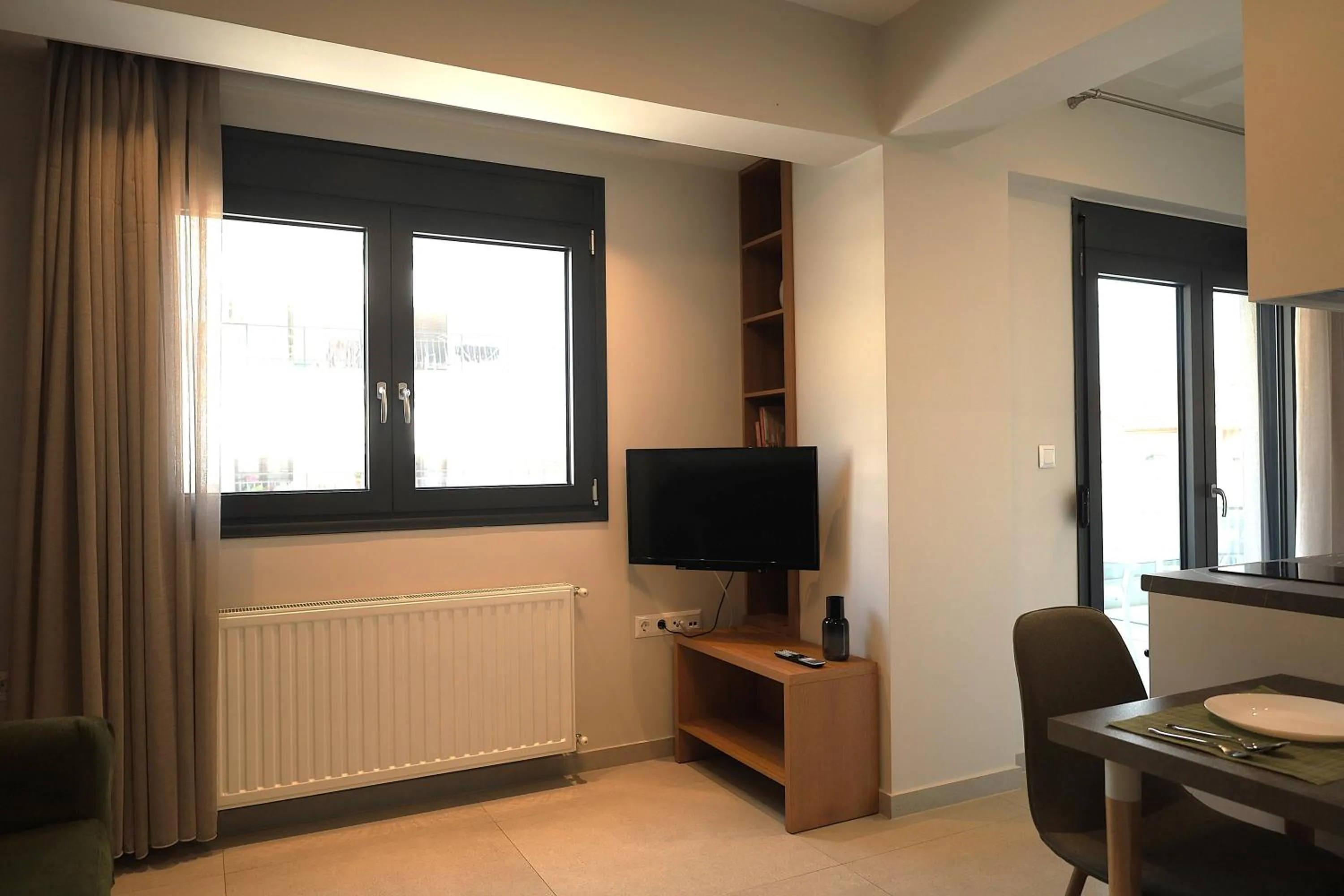 Living room in Toumba apartments