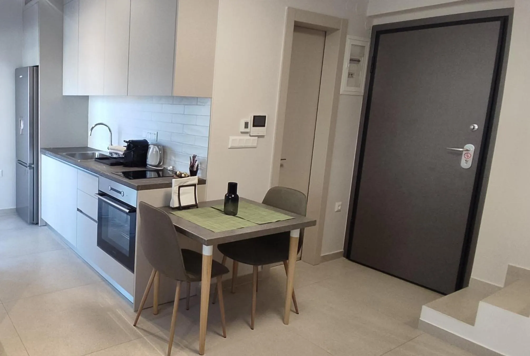 Kitchen or kitchenette in Toumba apartments