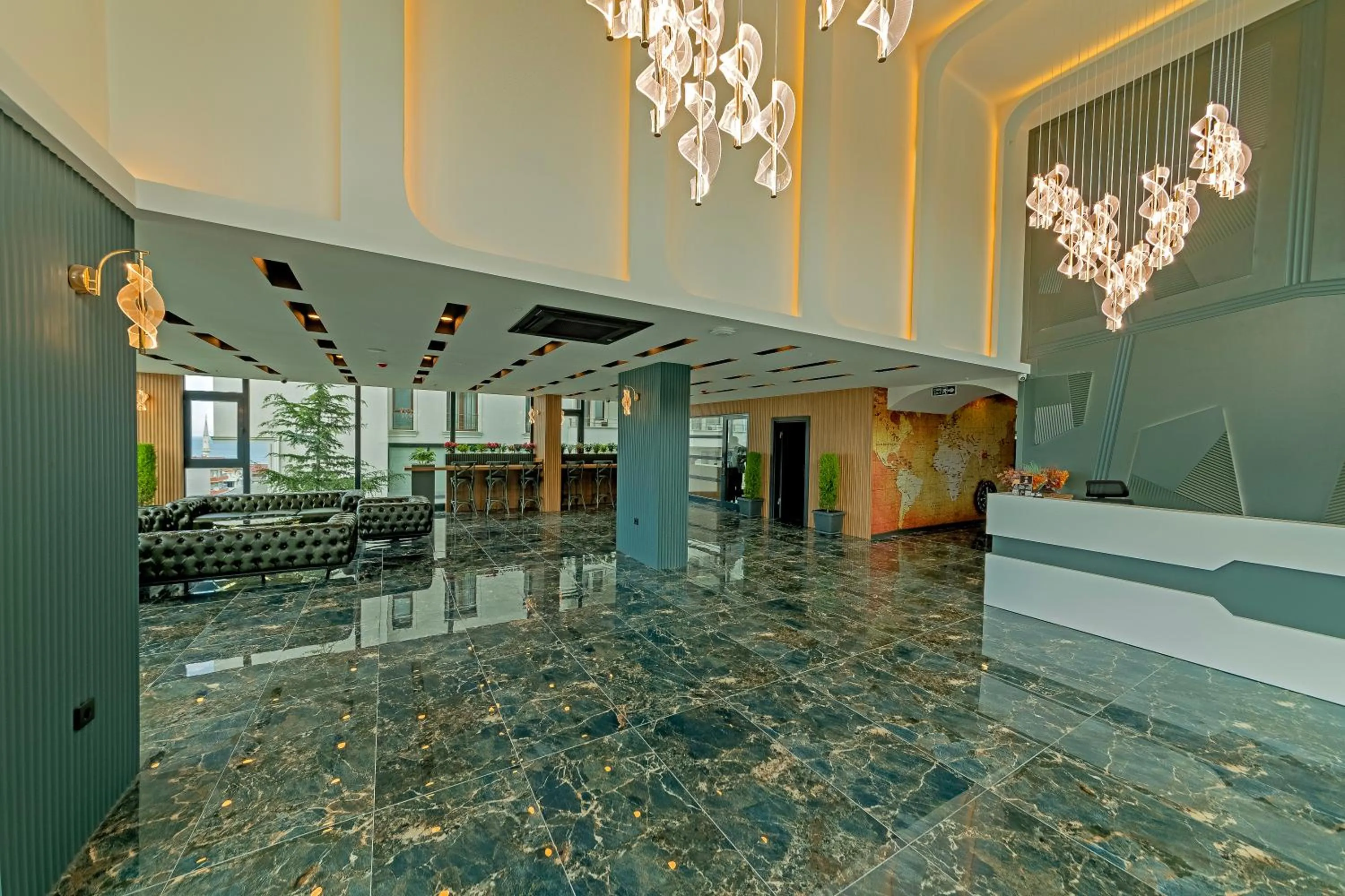 Lobby or reception in Air Barbaros Hotel Trabzon