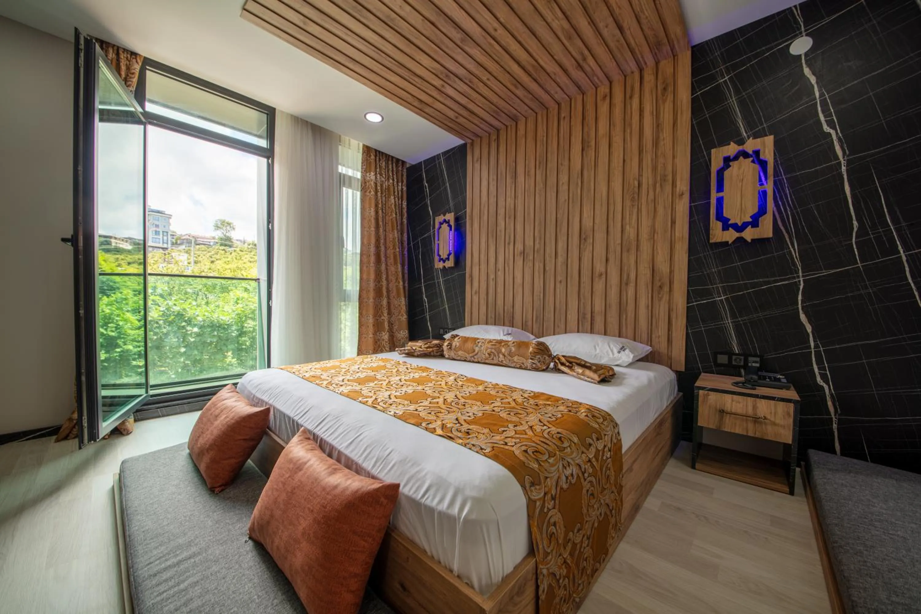 Bed in Air Barbaros Hotel Trabzon