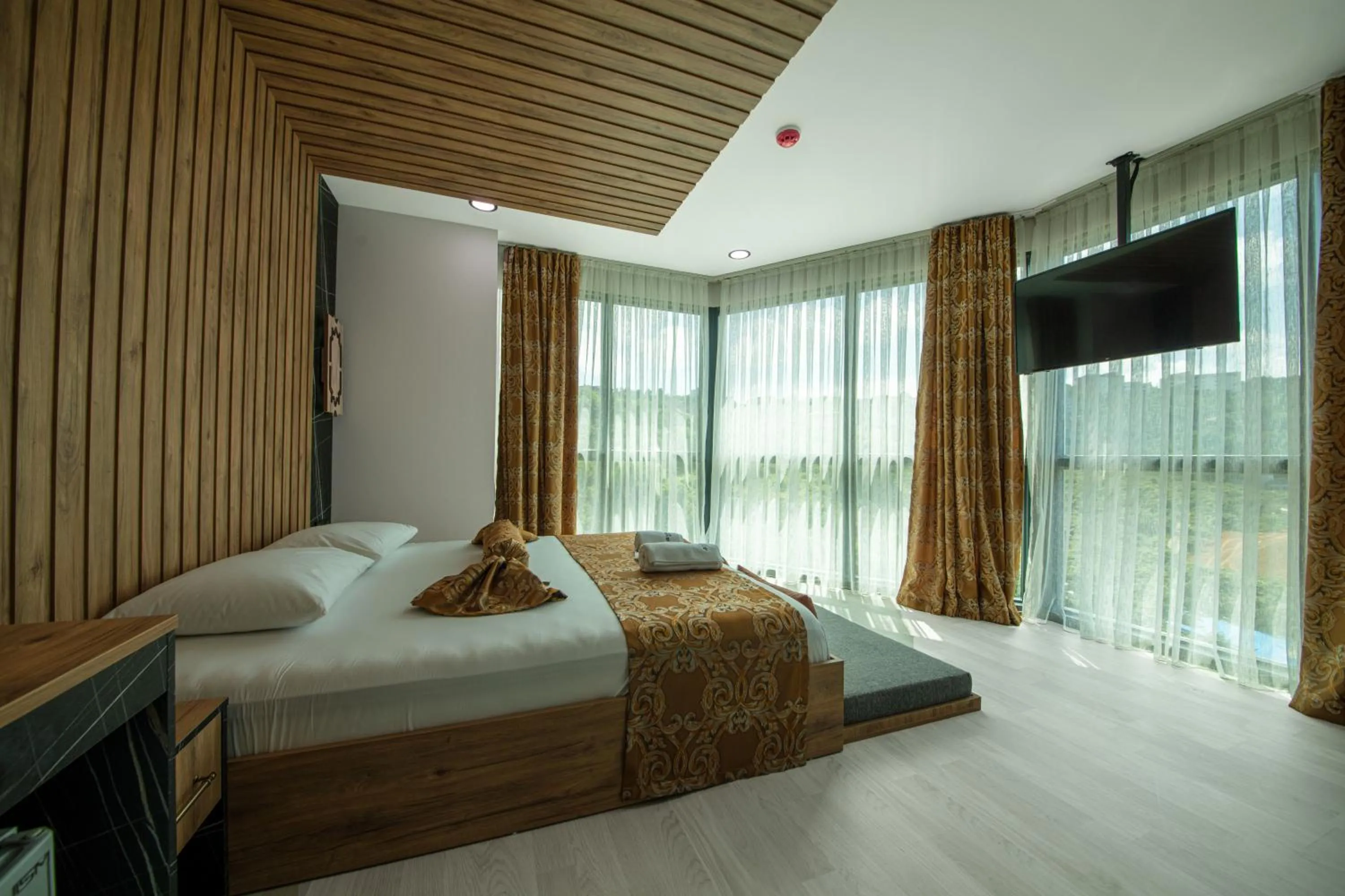 Bed in Air Barbaros Hotel Trabzon