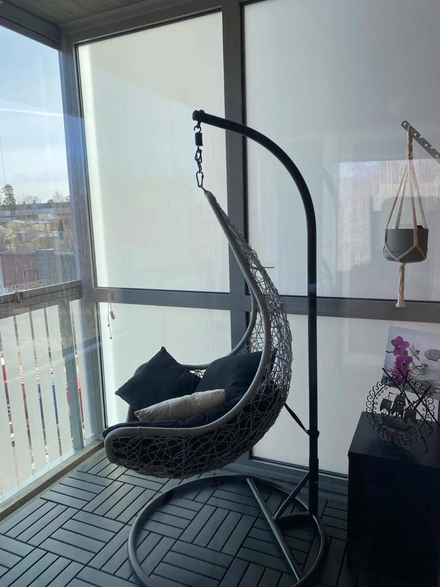 Balcony/Terrace in BOSSHOMES Apartments Espoo - Close to Helsinki and access to Airport