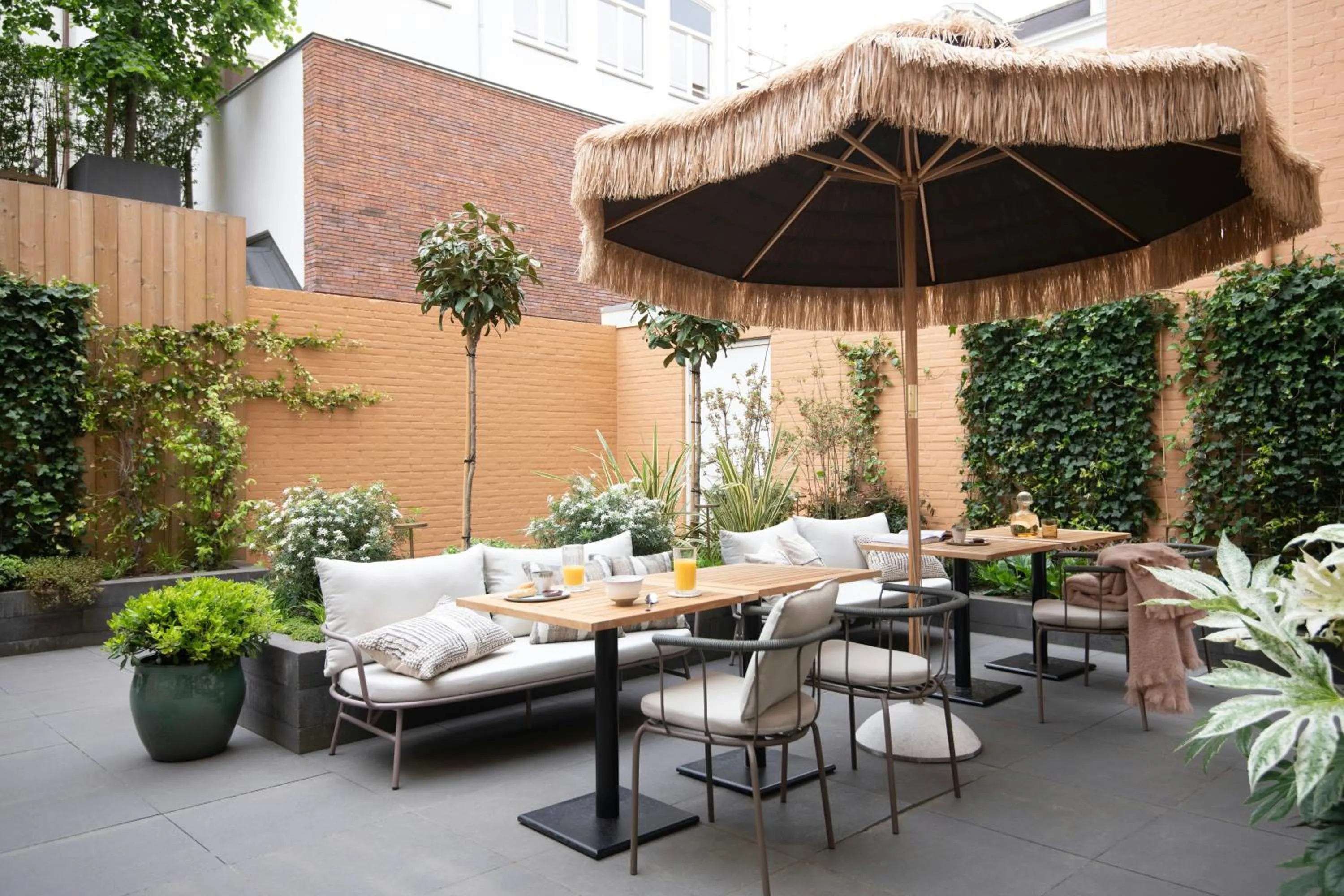 Garden in Jan Luyken Amsterdam