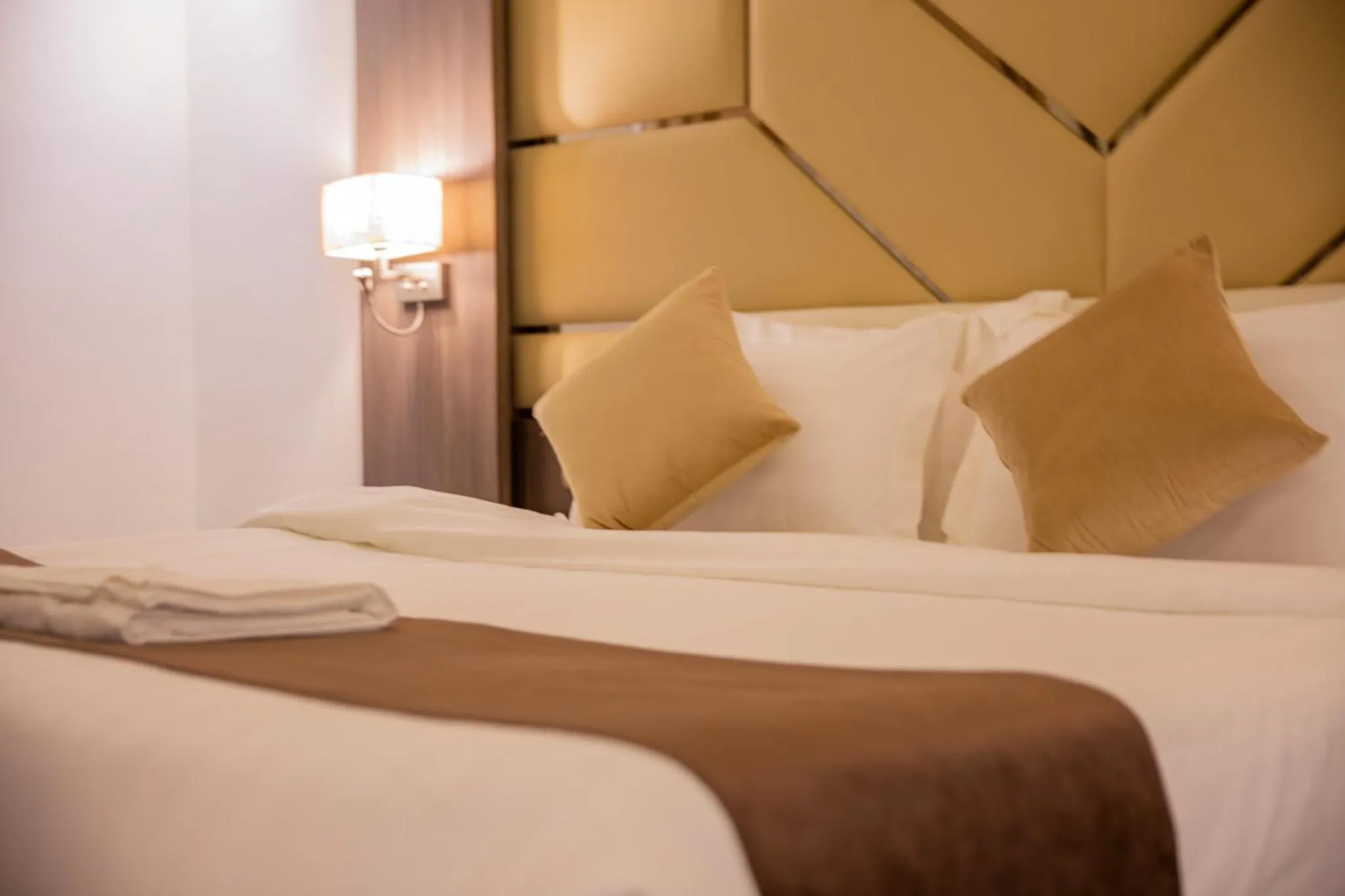 Bed in Guest House Hotel Apartments