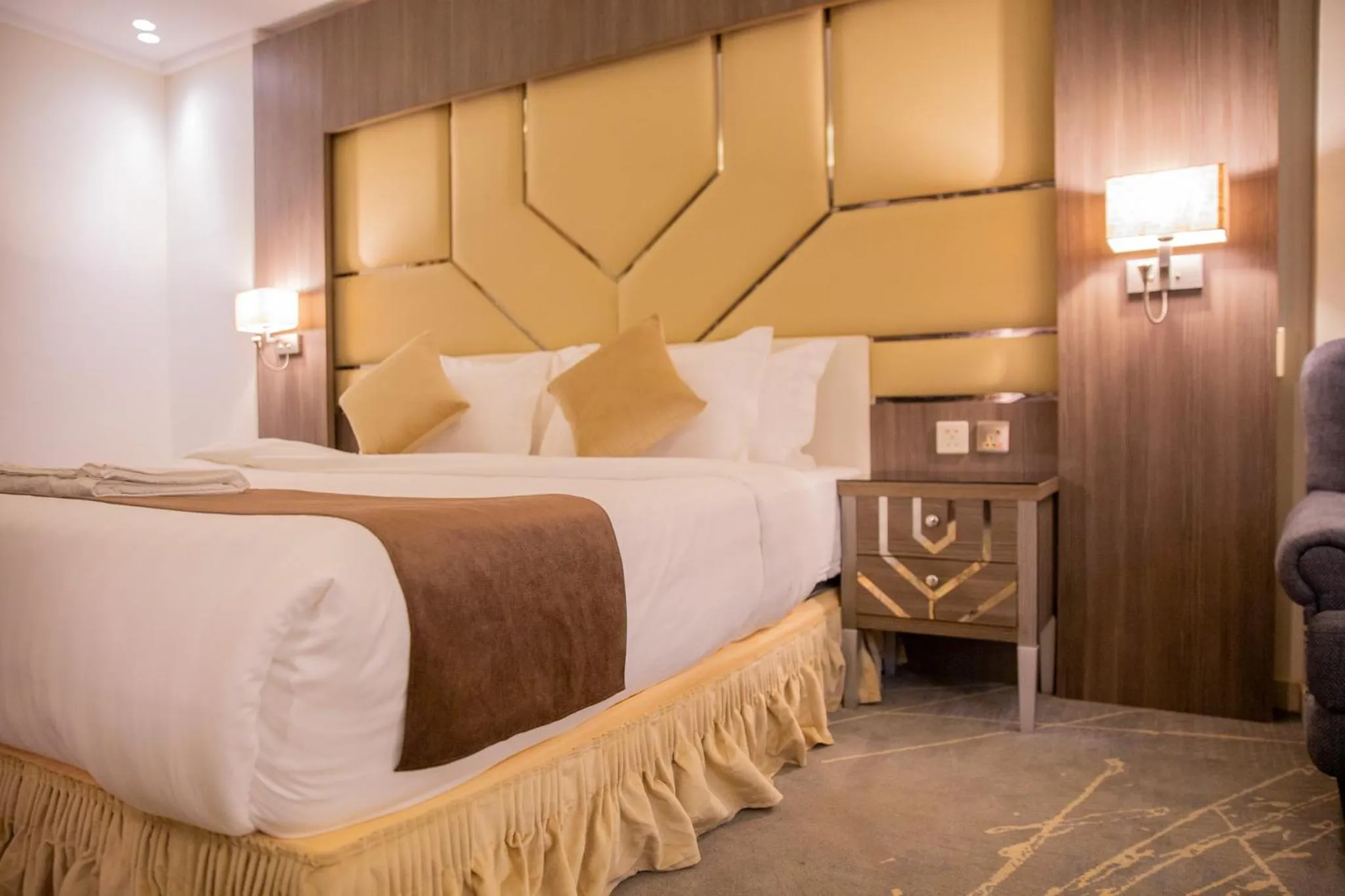 Bedroom, Bed in Guest House Hotel Apartments