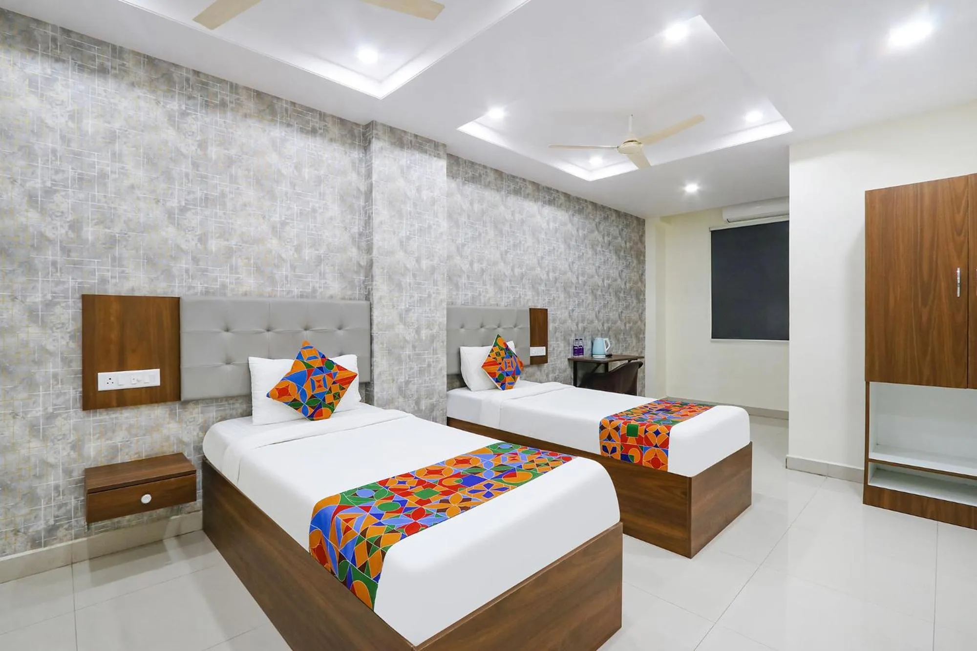 Bed in FabHotel Royal Signature - HITECH CITY