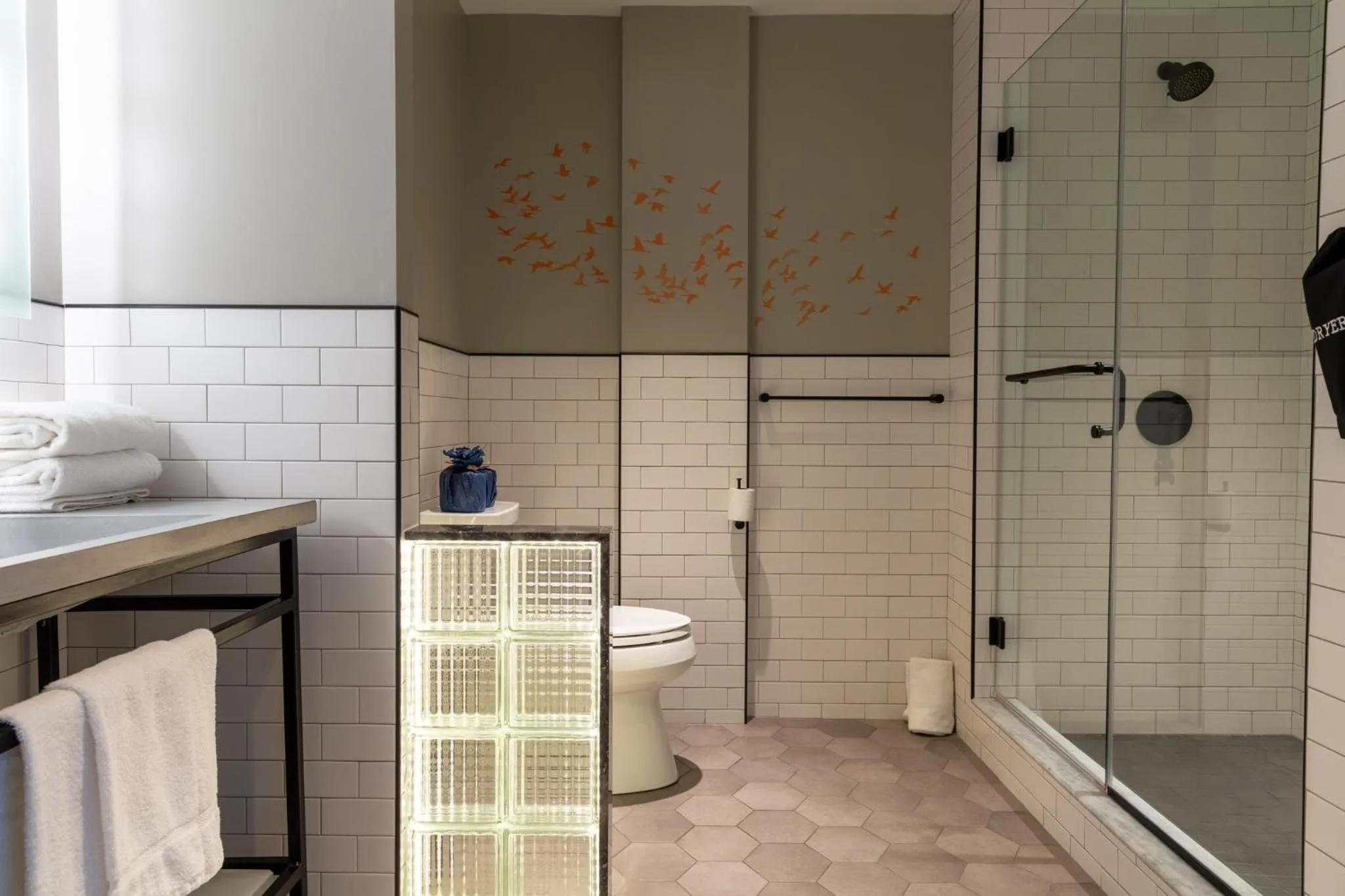 Bathroom in voco James Newbury Hudson Valley by IHG