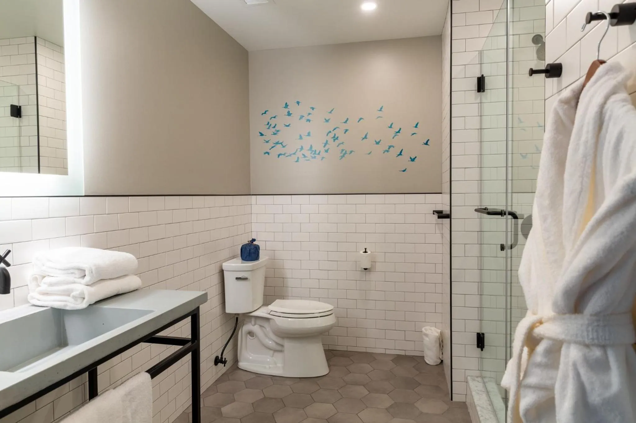 Bathroom in voco James Newbury Hudson Valley by IHG