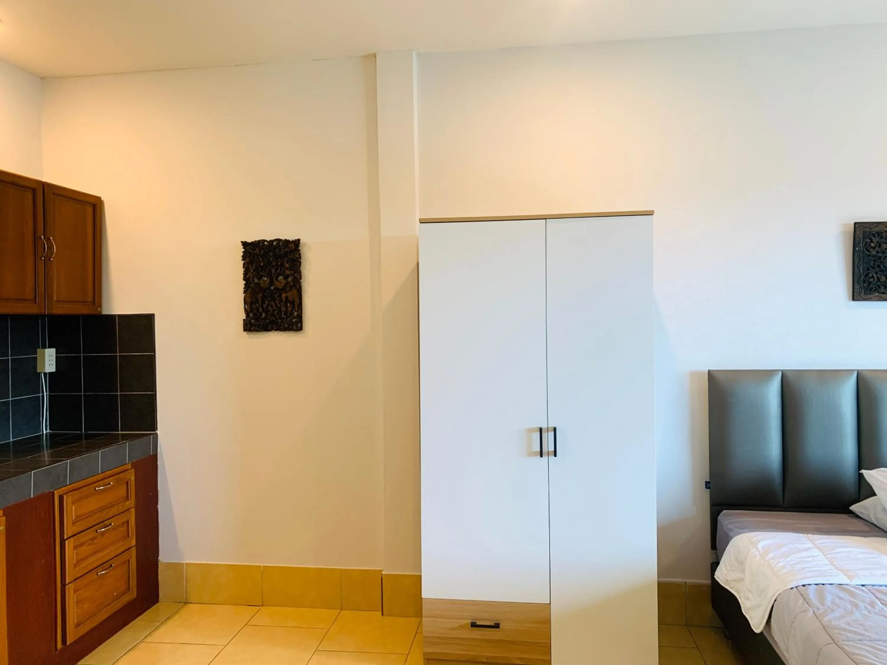 Photo of the whole room, Bed in Scan House Apartment