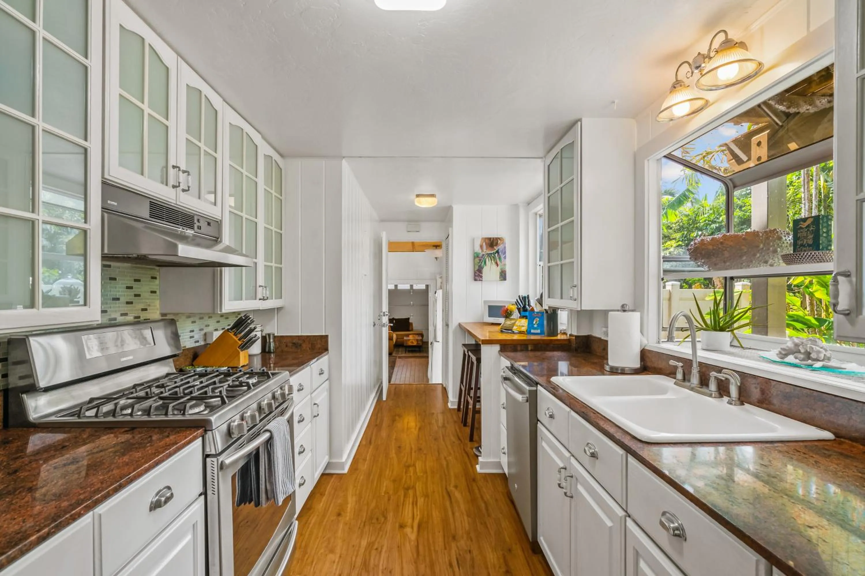 Kitchen or kitchenette in Emmalani 3BR Princeville Villa with Private Pool