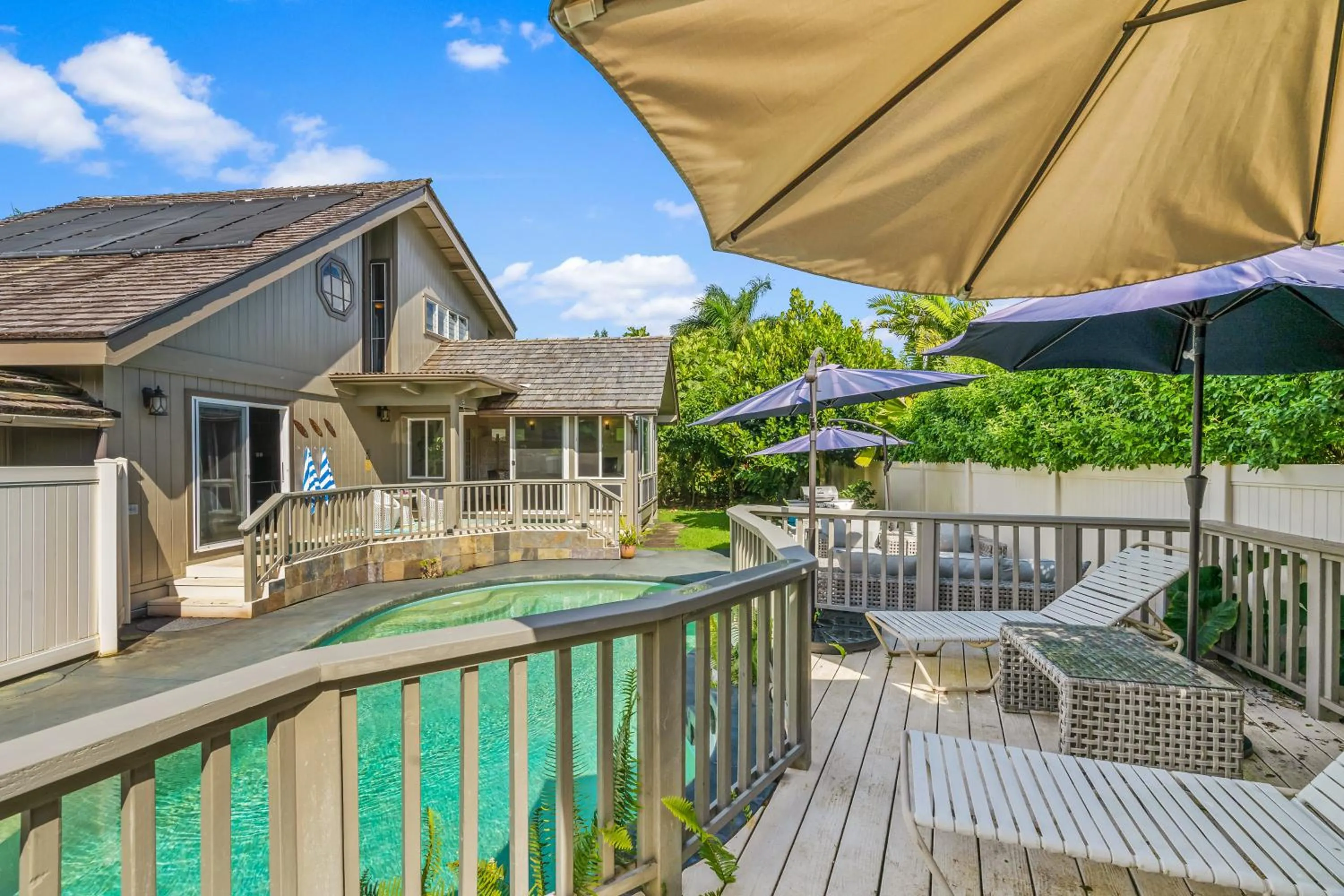 Swimming pool in Emmalani 3BR Princeville Villa with Private Pool
