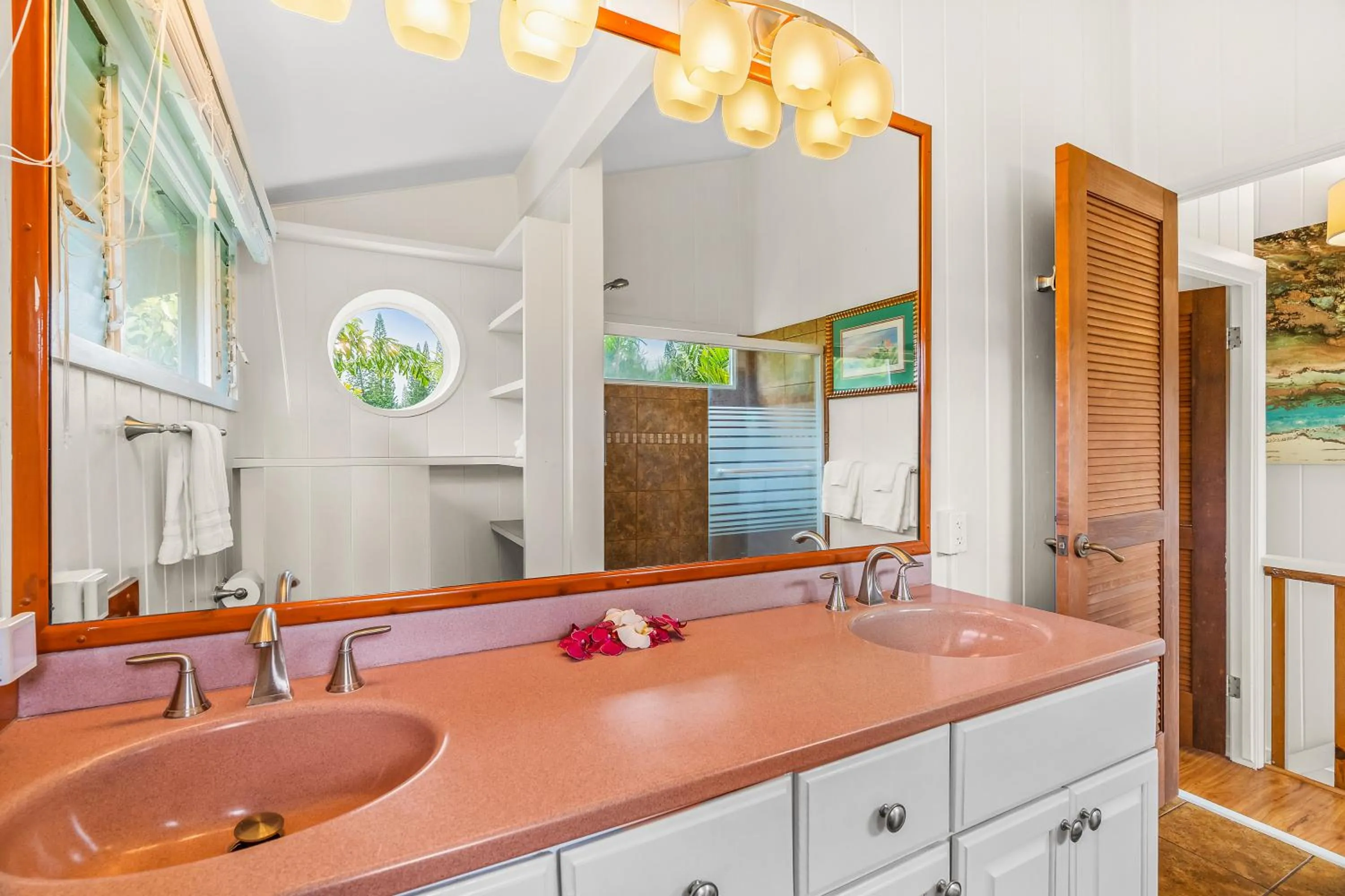 Bathroom in Emmalani 3BR Princeville Villa with Private Pool