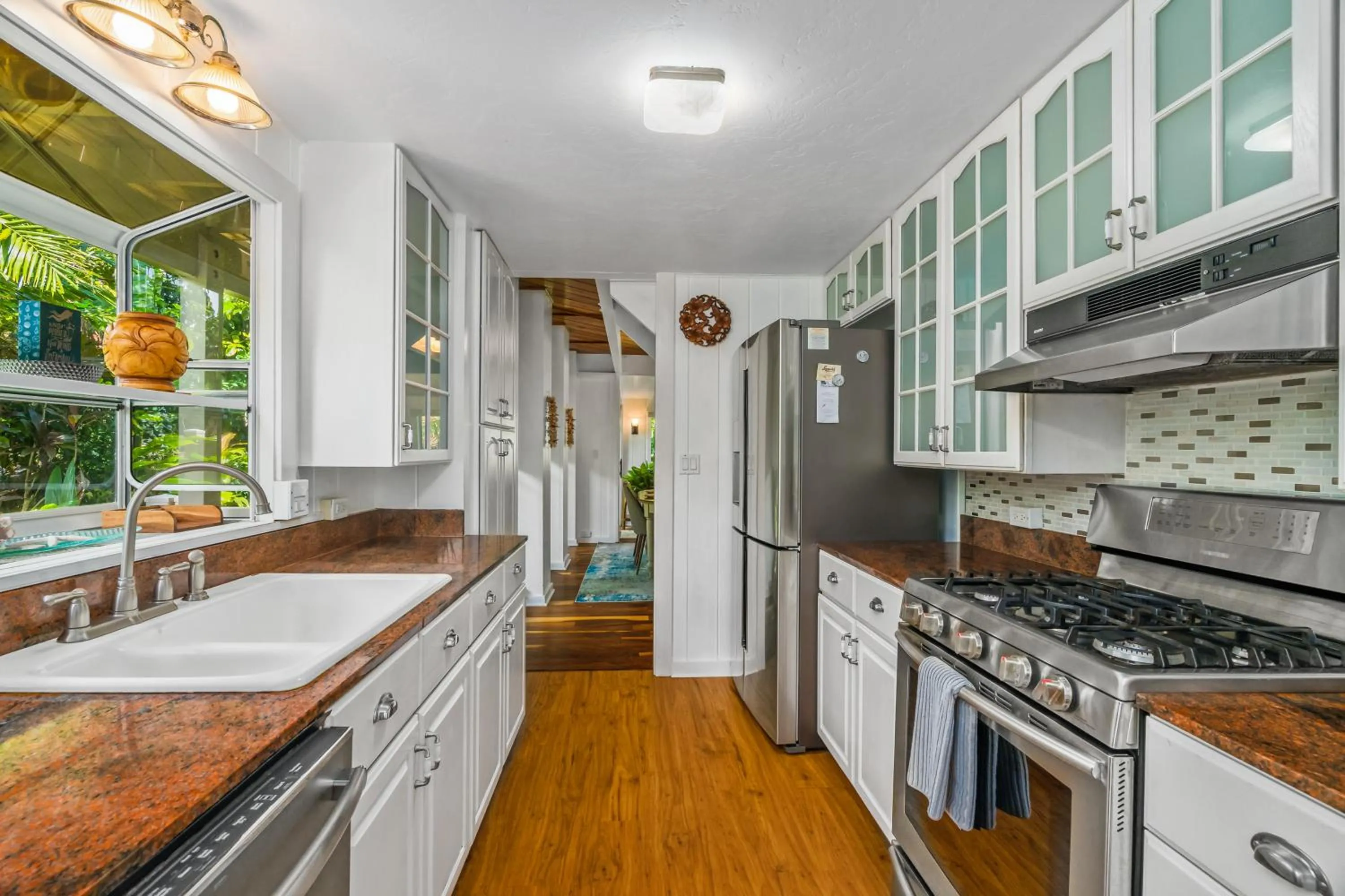 Kitchen or kitchenette in Emmalani 3BR Princeville Villa with Private Pool