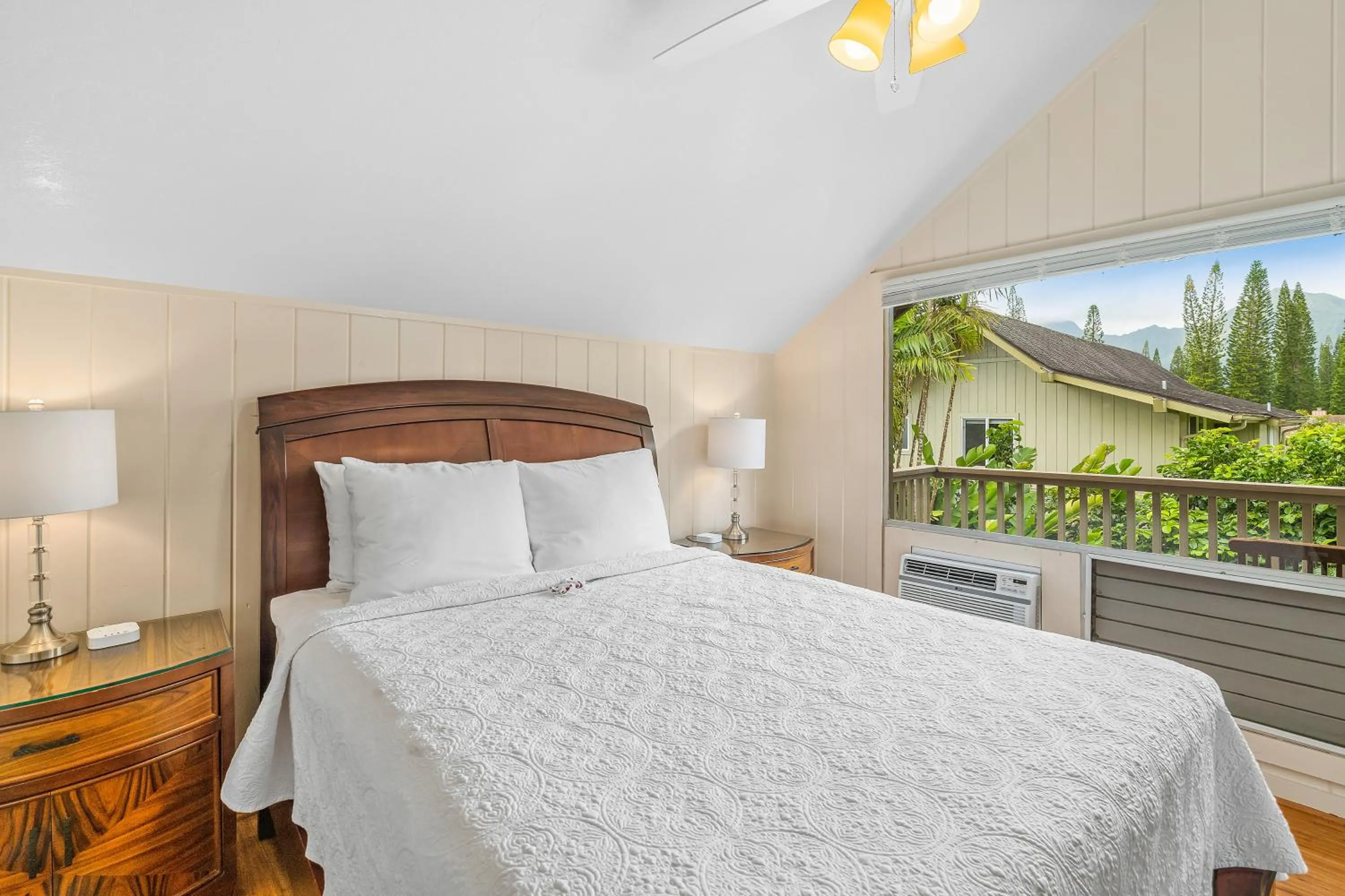 Bedroom, Bed in Emmalani 3BR Princeville Villa with Private Pool