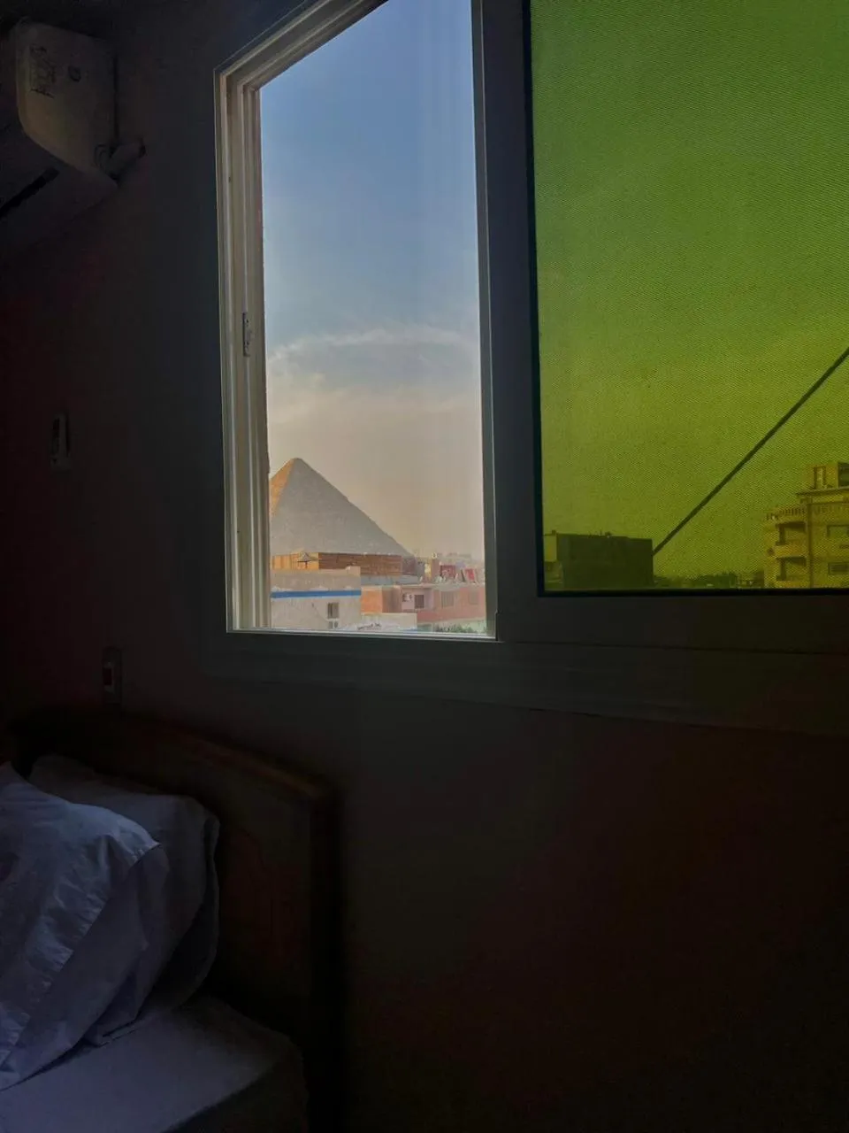 Bed in Grand Pyramid View Hotel