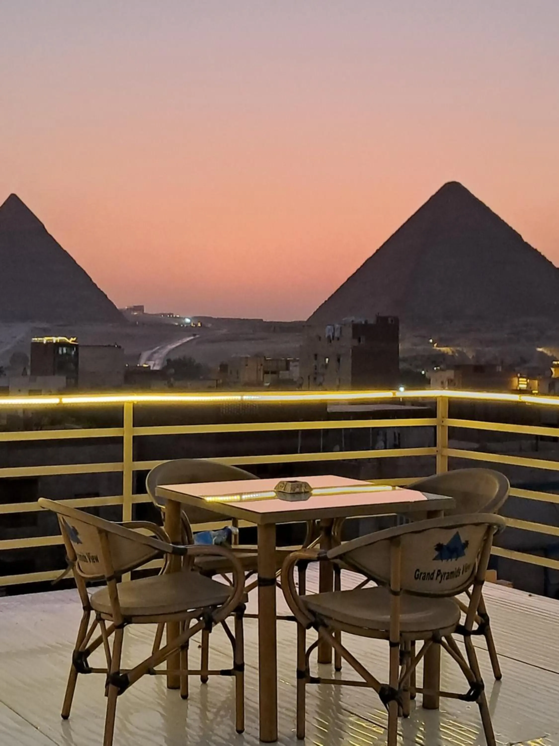 Patio in Grand Pyramid View Hotel