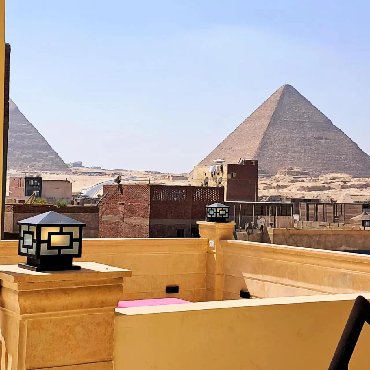 Patio in Grand Pyramid View Hotel