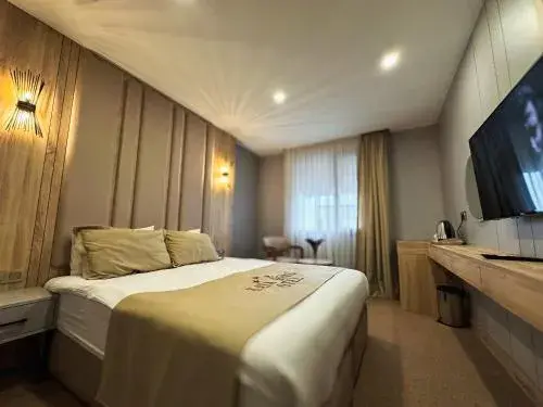 Deluxe Double or Twin Room with Sea View in Kaya Home Otel Deluxe Double or Twin Room with Sea View in Kaya Home Otel