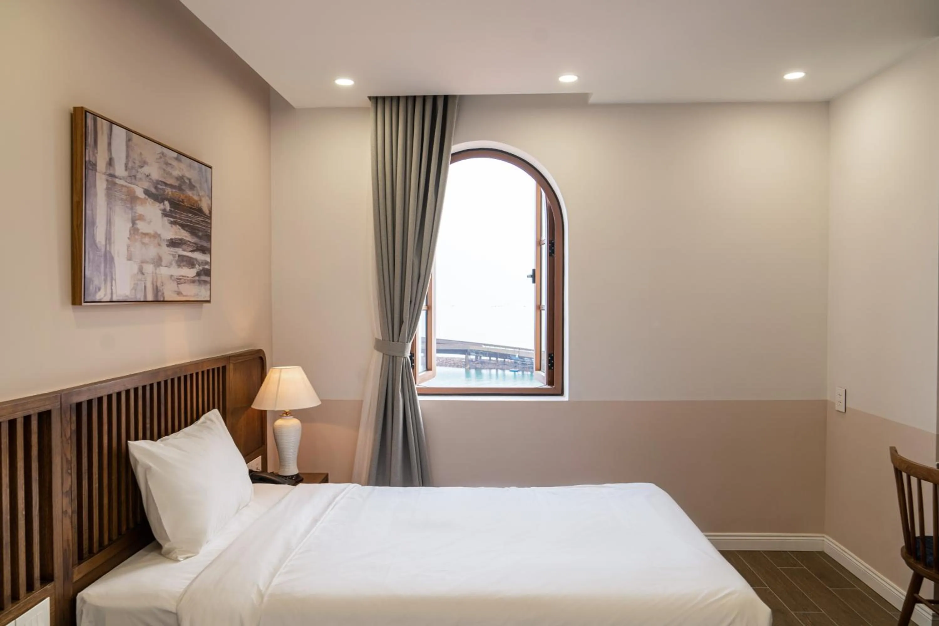 Bedroom, Bed in Palo Santo Hotel Phu Quoc