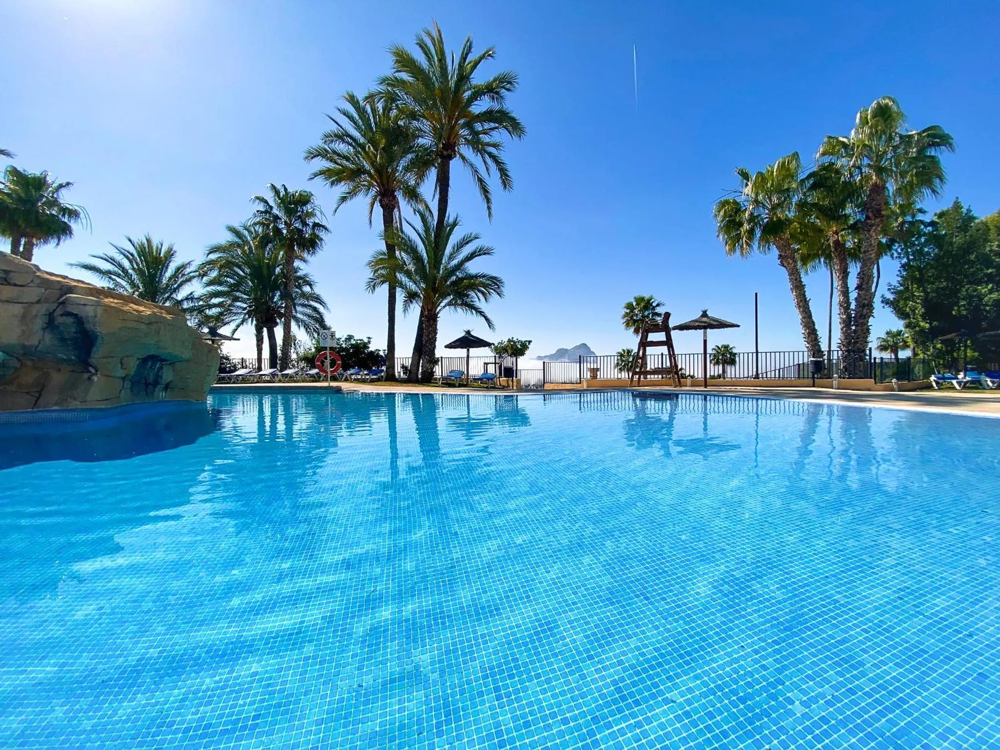 Nearby landmark in THE VIEW: sea, mountain, terrace, swimming pool