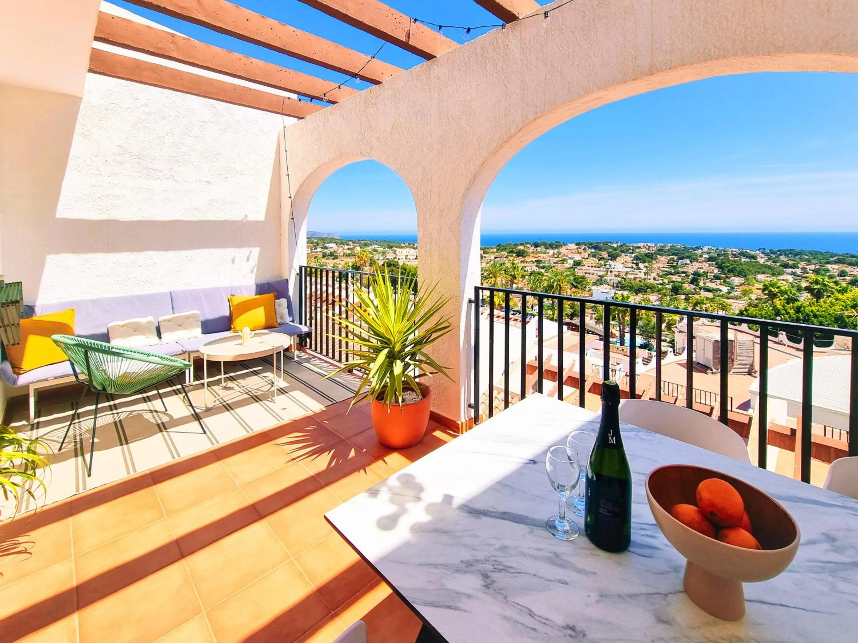 Day in THE VIEW: sea, mountain, terrace, swimming pool