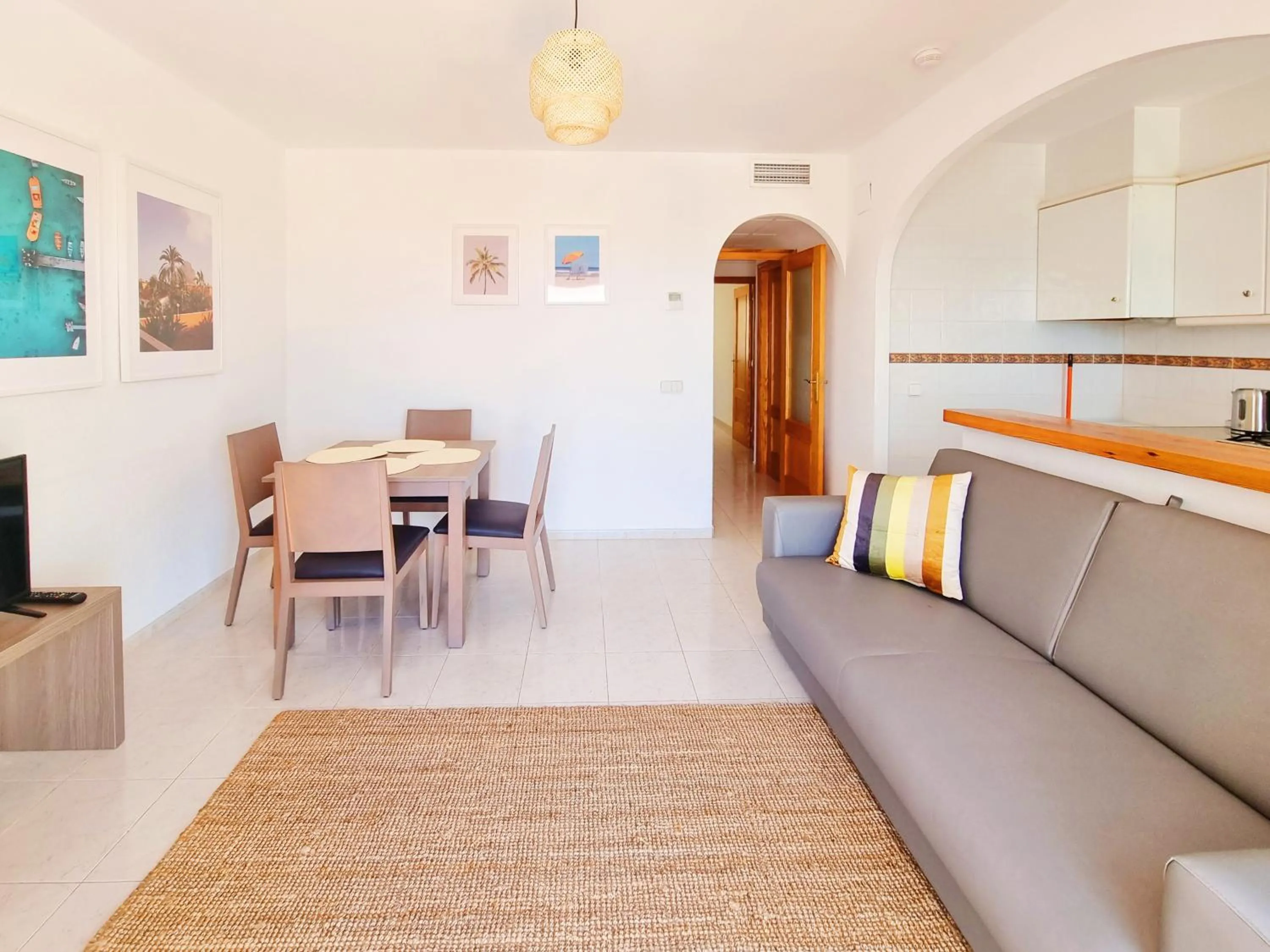 Kitchen or kitchenette in THE VIEW: sea, mountain, terrace, swimming pool