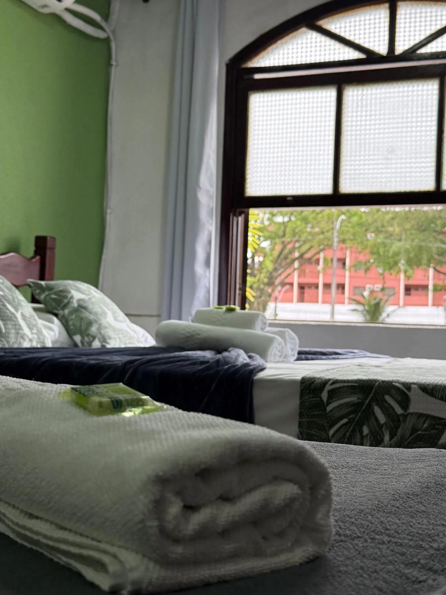 Bed in Pousada Lisamar