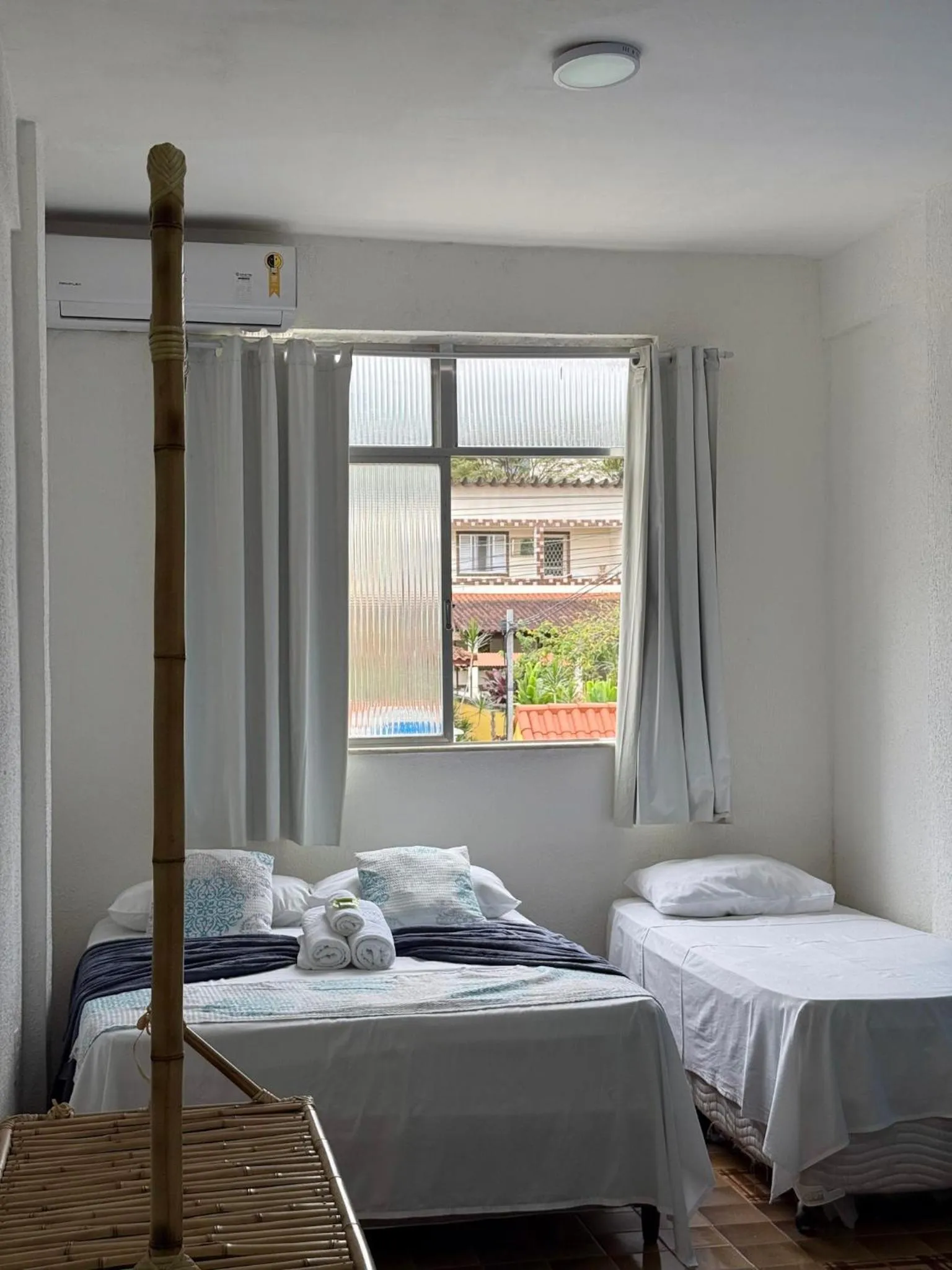 Bed in Pousada Lisamar