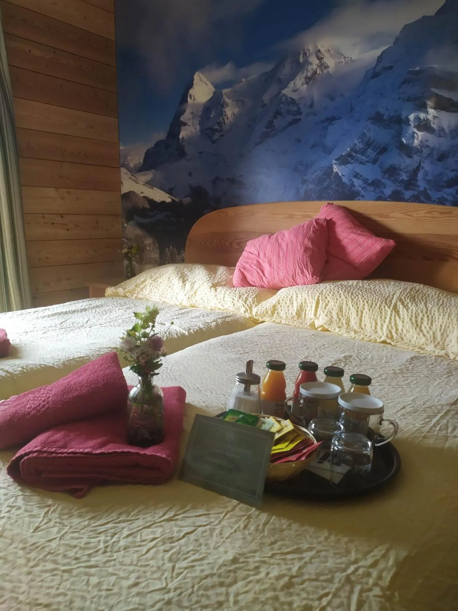 Bed in Hotel Sonnenberg