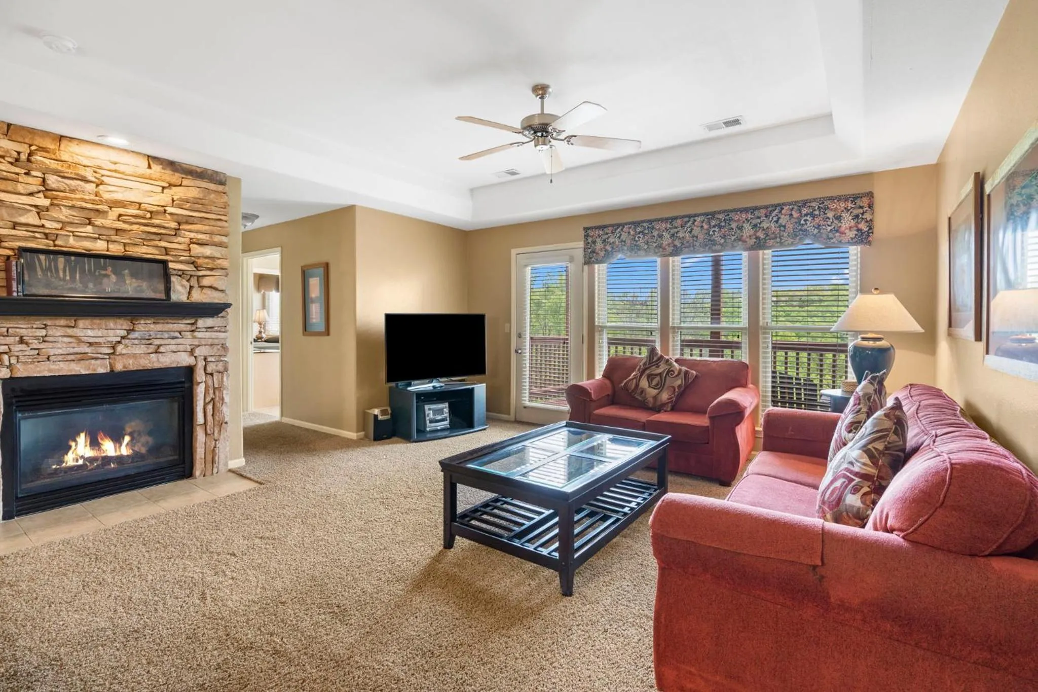 Living room in StoneBridge Village Resort