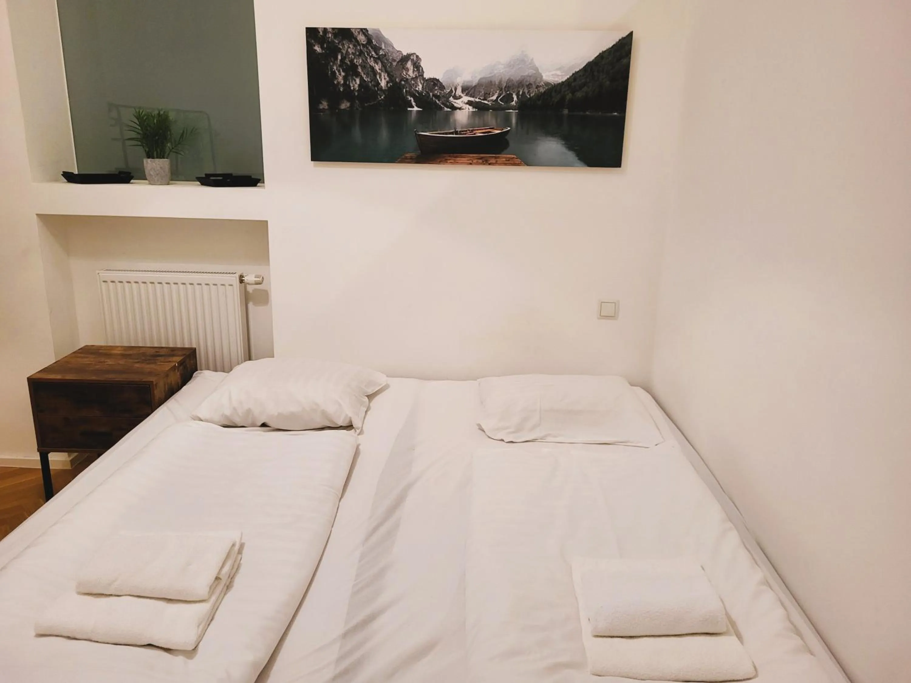 Bed in Neulerchenfelder Apartment Vienna