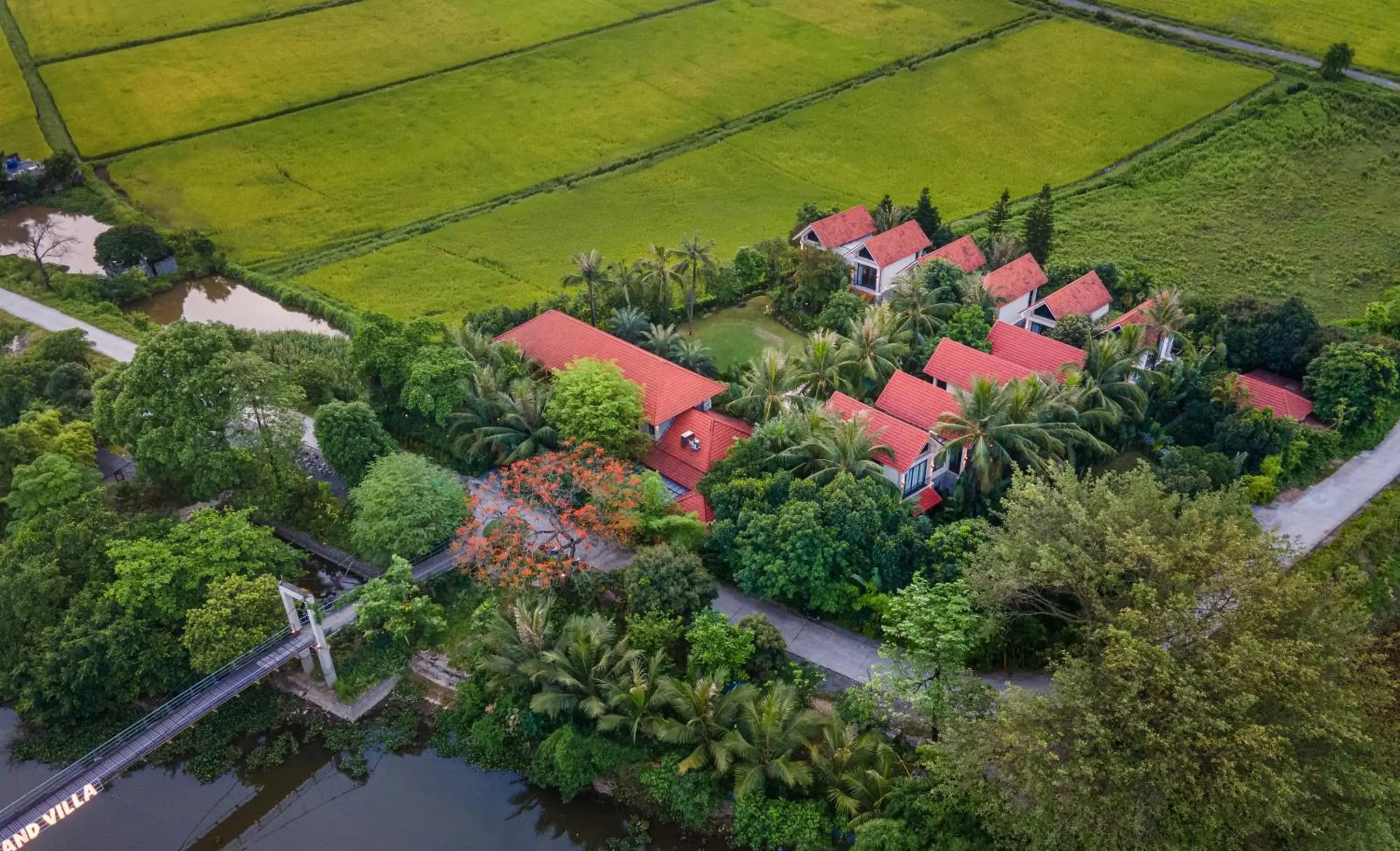 Property building in Coco Island Resort Ninh Binh Property building in Coco Island Resort Ninh Binh